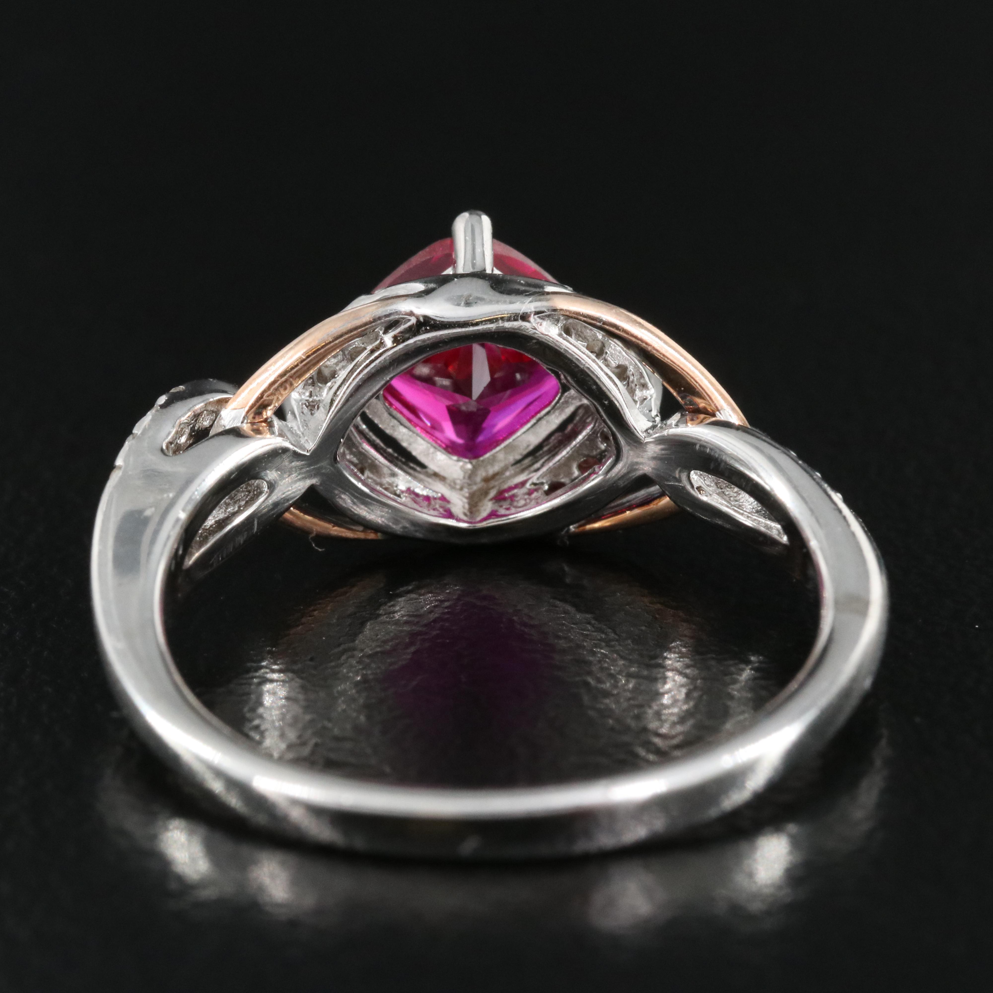 Sterling Ruby and Sapphire Ring