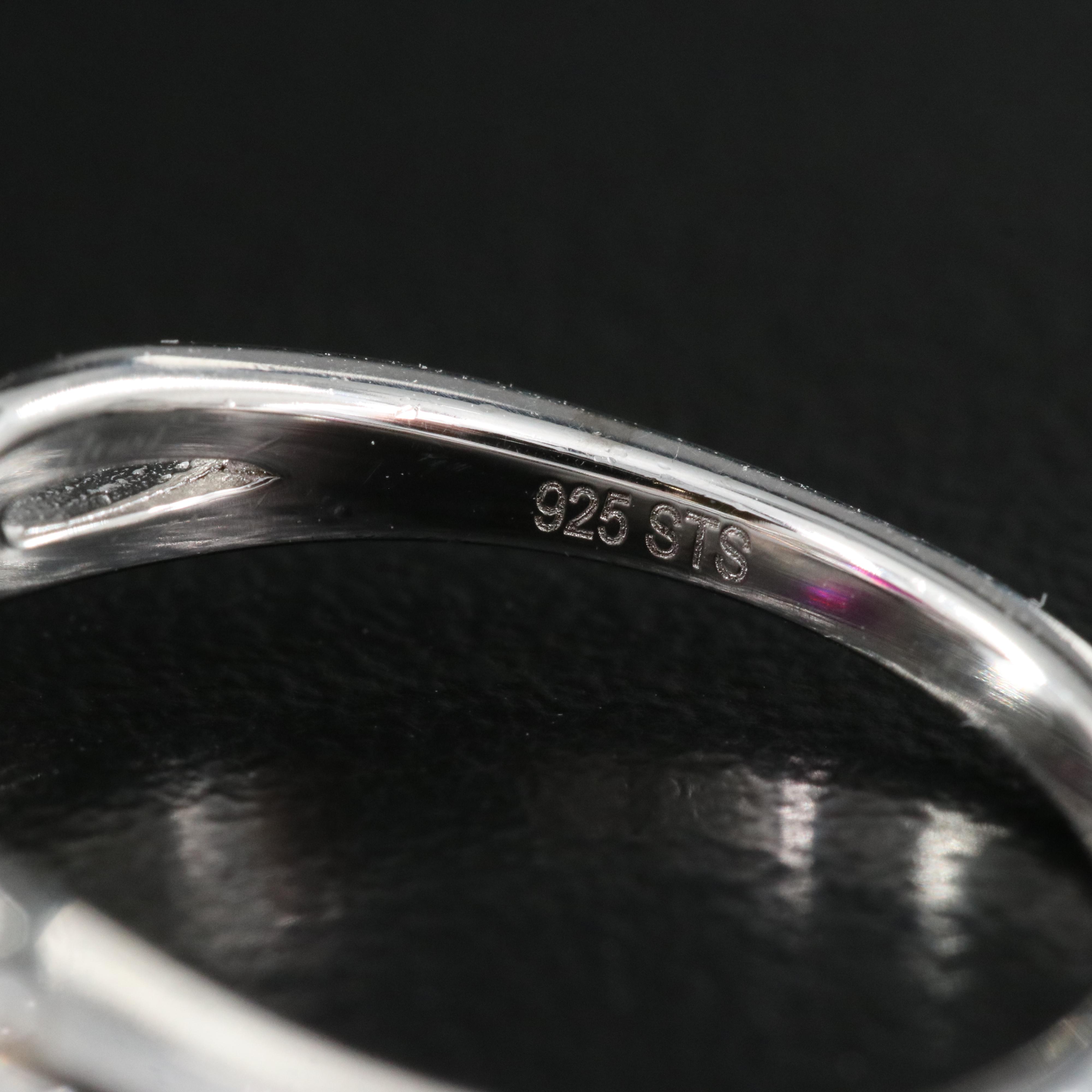 Sterling Ruby and Sapphire Ring