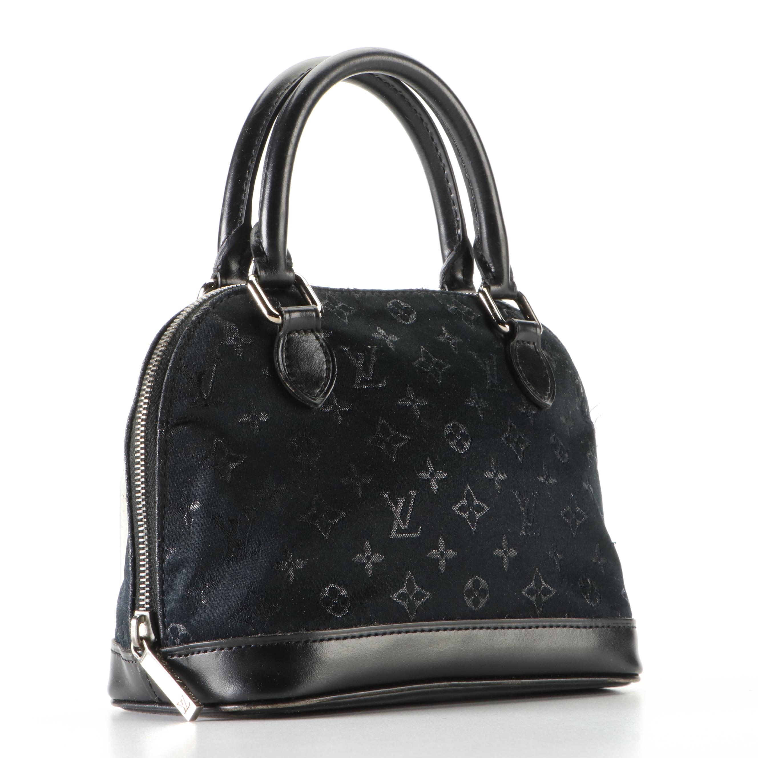 Louis Vuitton Nano Alma in Monogram Satin