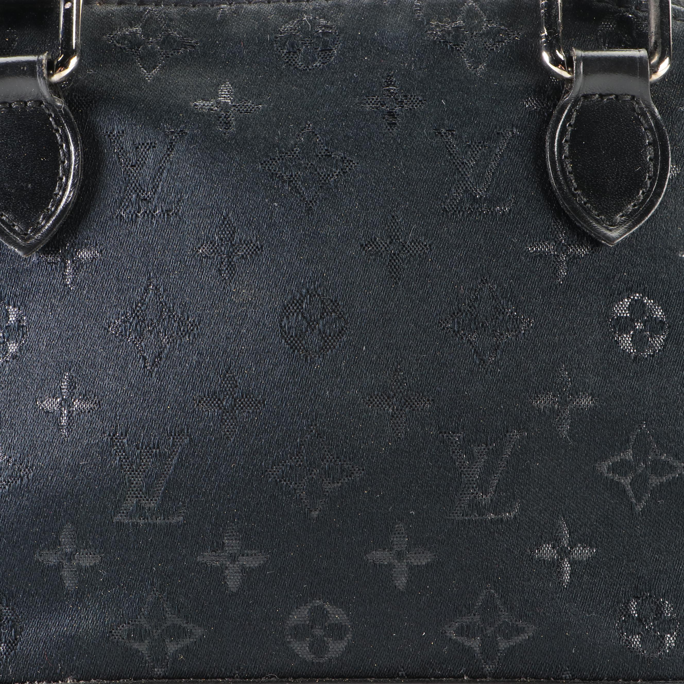 Louis Vuitton Nano Alma in Monogram Satin