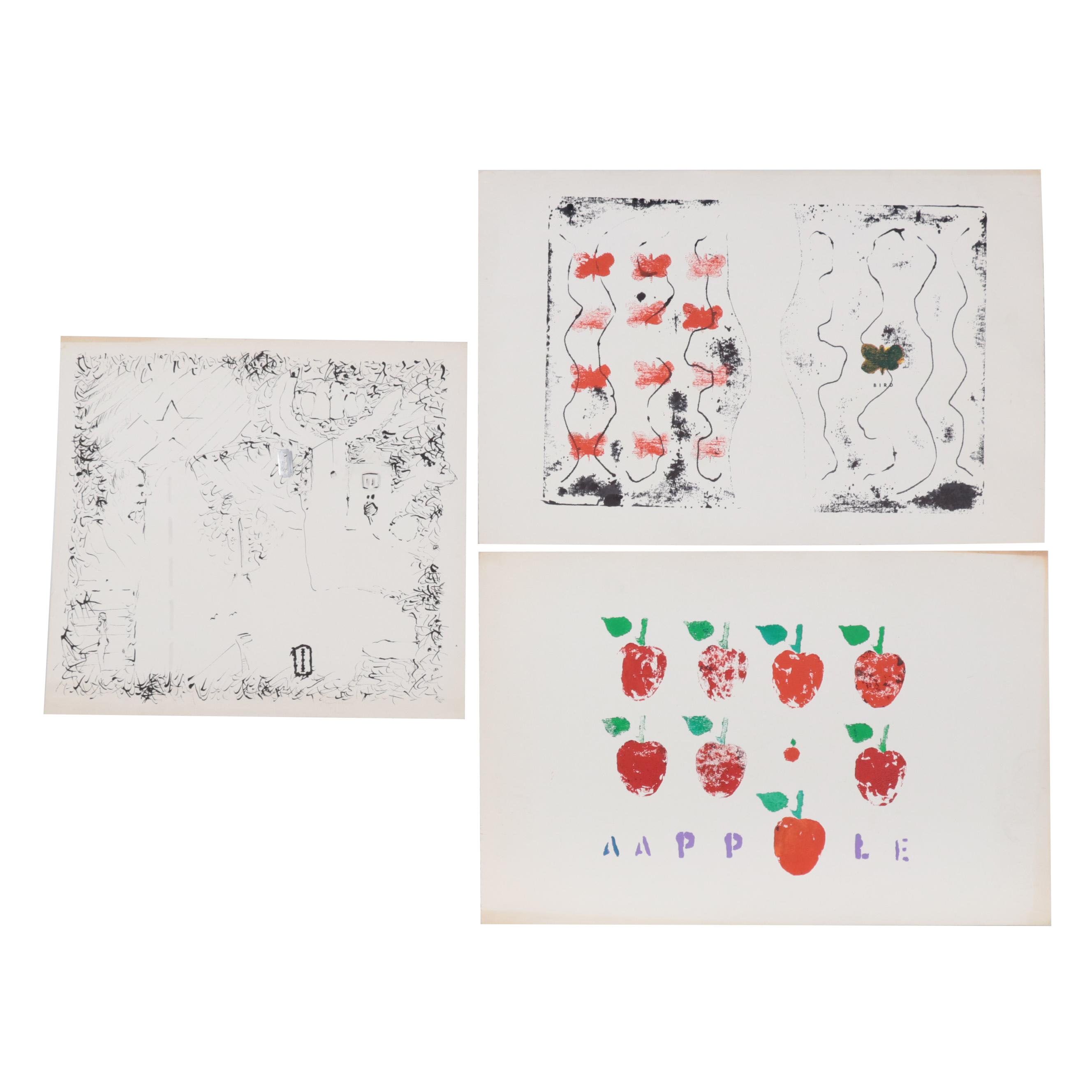 Philip the Transplant Relief Print "Bird/Butterfly" and More