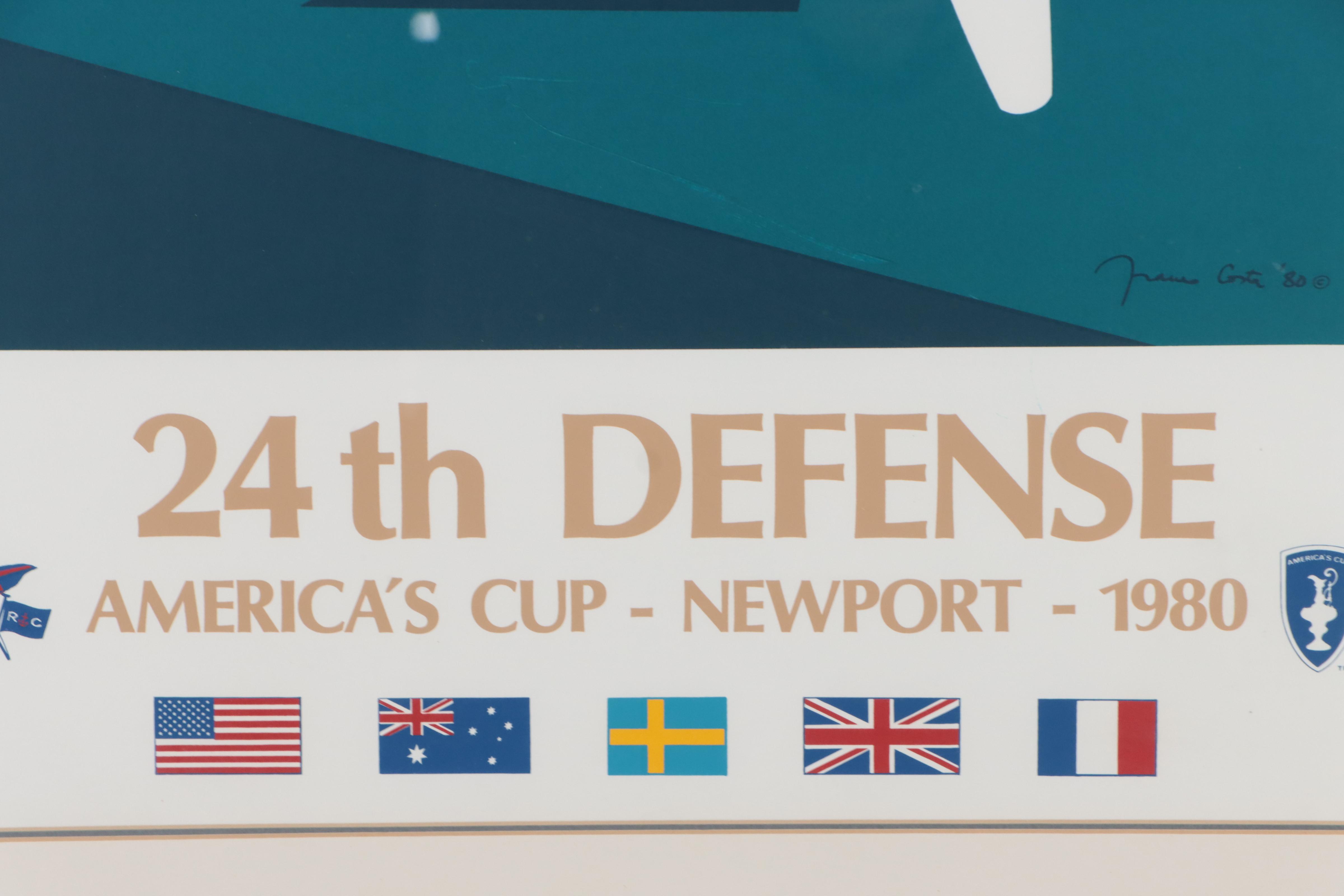 Frances Costa Serigraph Poster "24th Defense," 1980