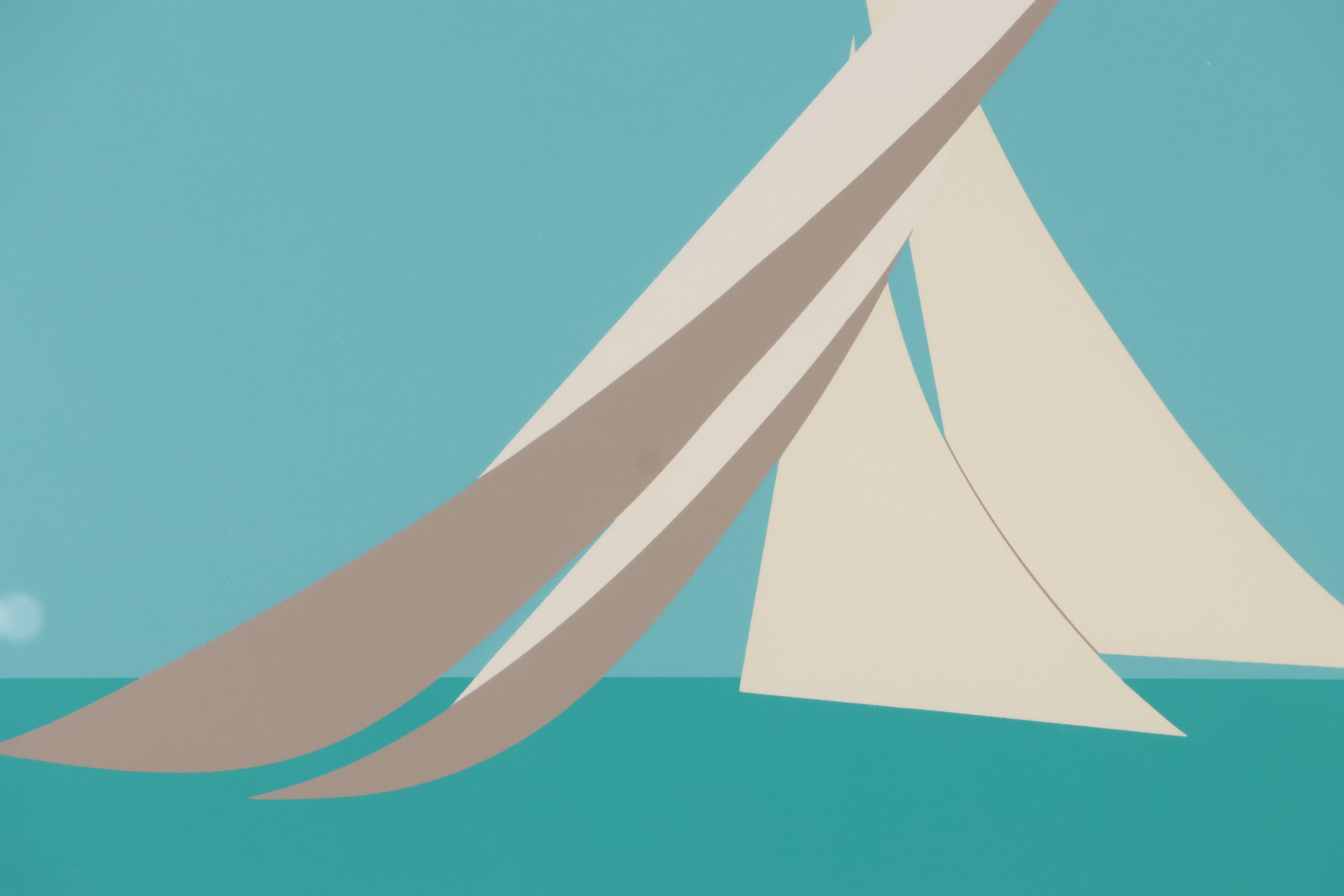 Franco Costa Serigraph Poster "America's Cup," 1980