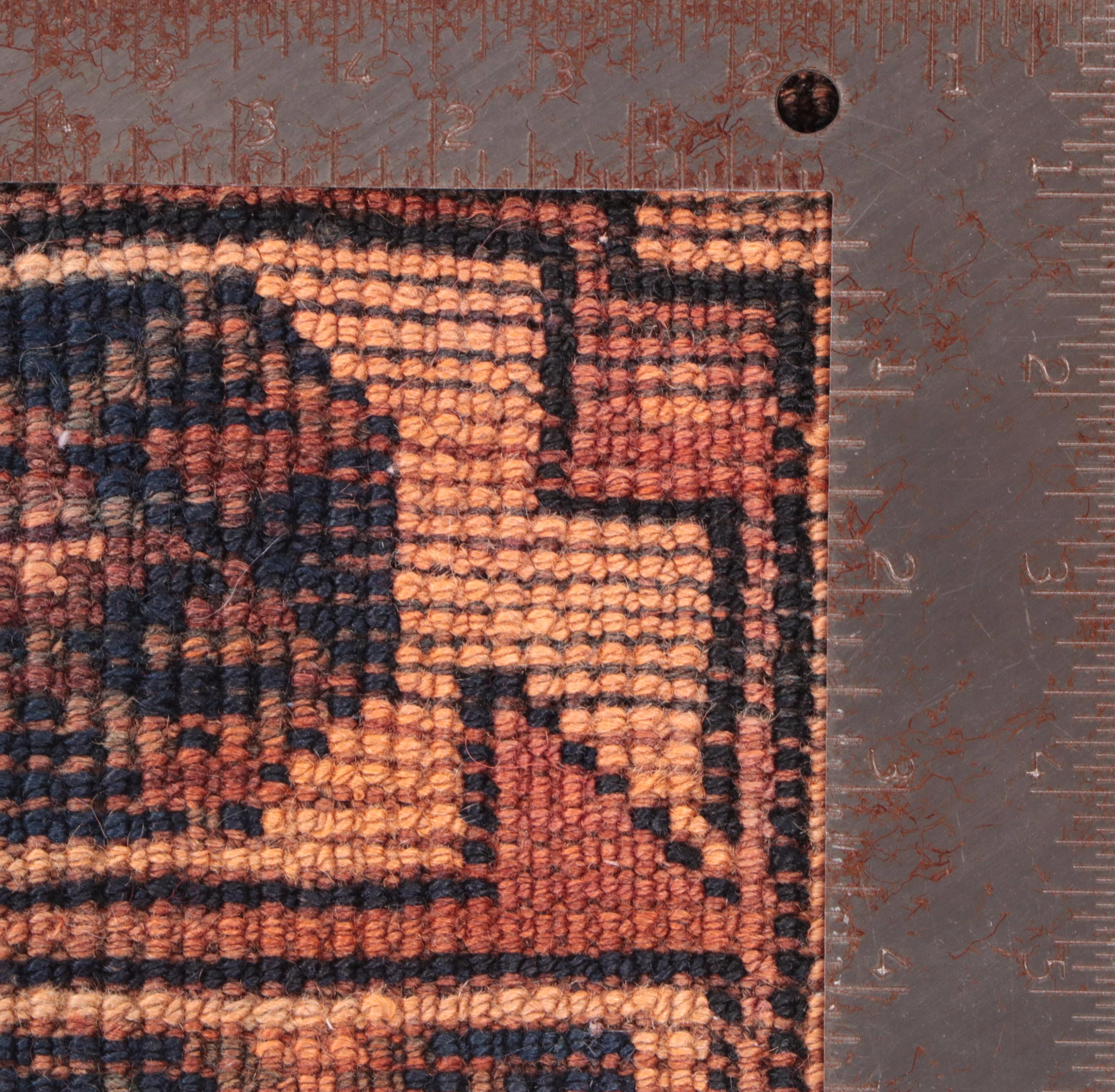 3'8 x 6'11 Hand-Knotted Persian Shiraz Area Rug