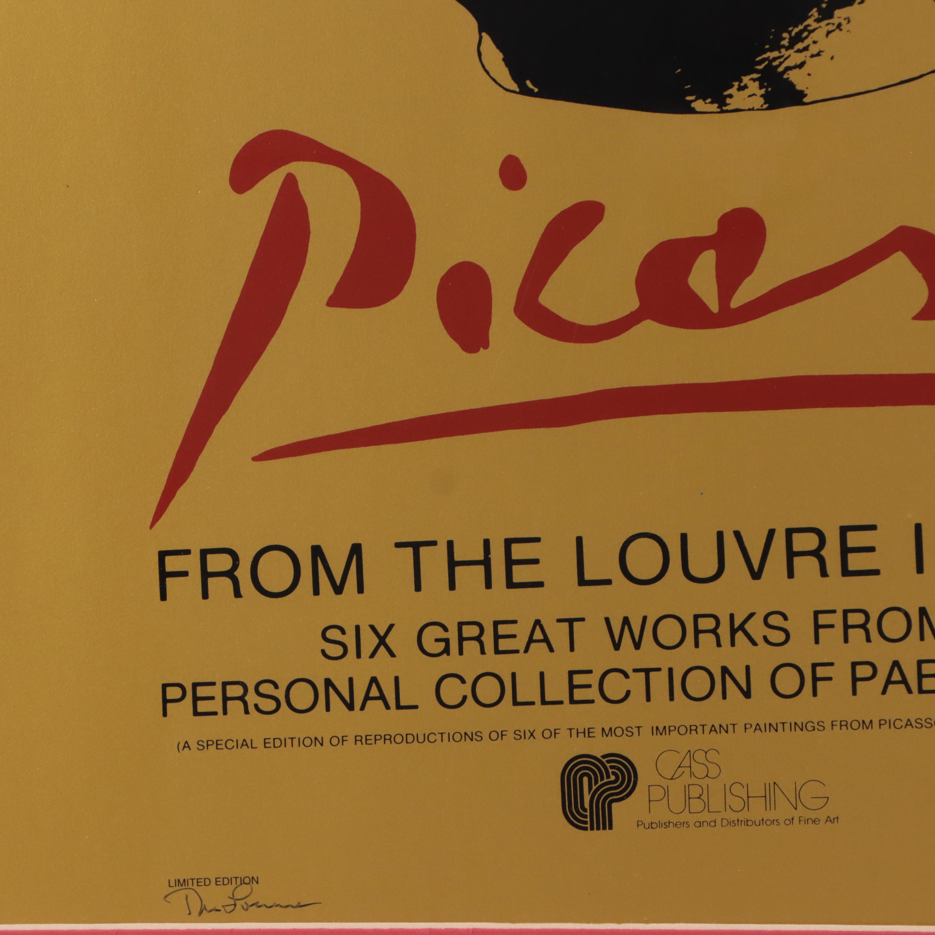 Artdex Limited Edition "Picasso: From the Louvre in Paris" Poster