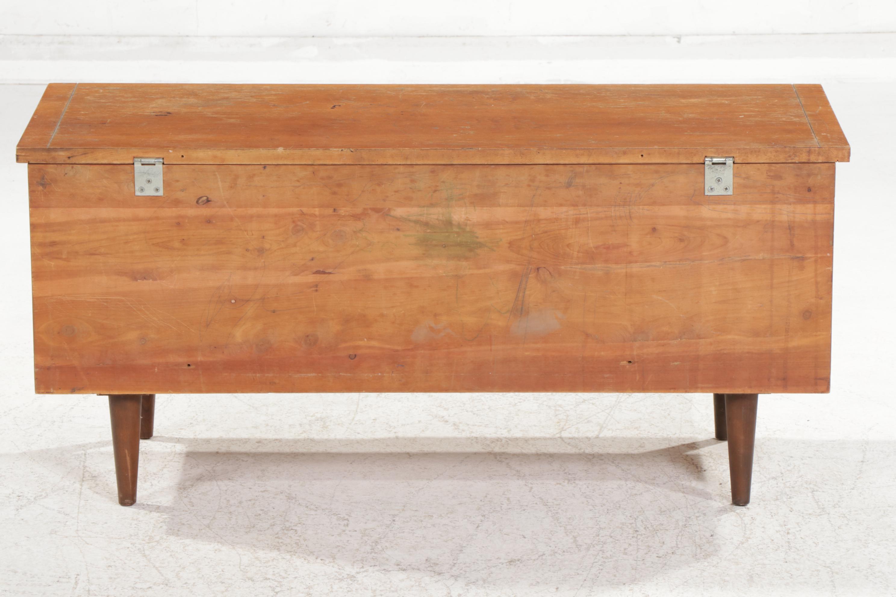 Lane "Aroma-Tite" Walnut and Cedar-Lined Blanket Chest, Mid-20th Century