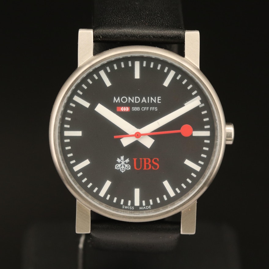 Mondaine Railways Quartz Wristwatch