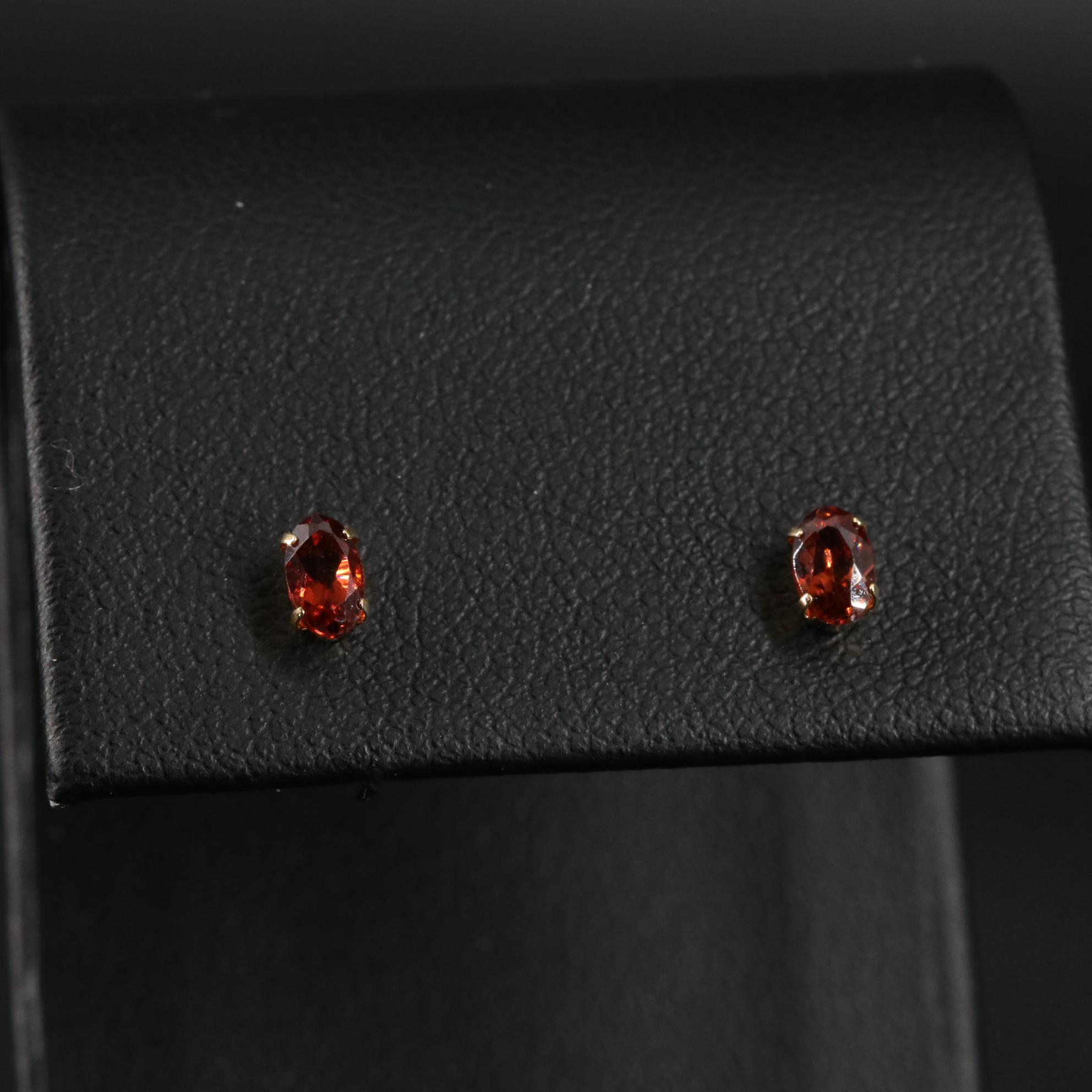 18K 0.80 CTW Mocha Zircon Earrings