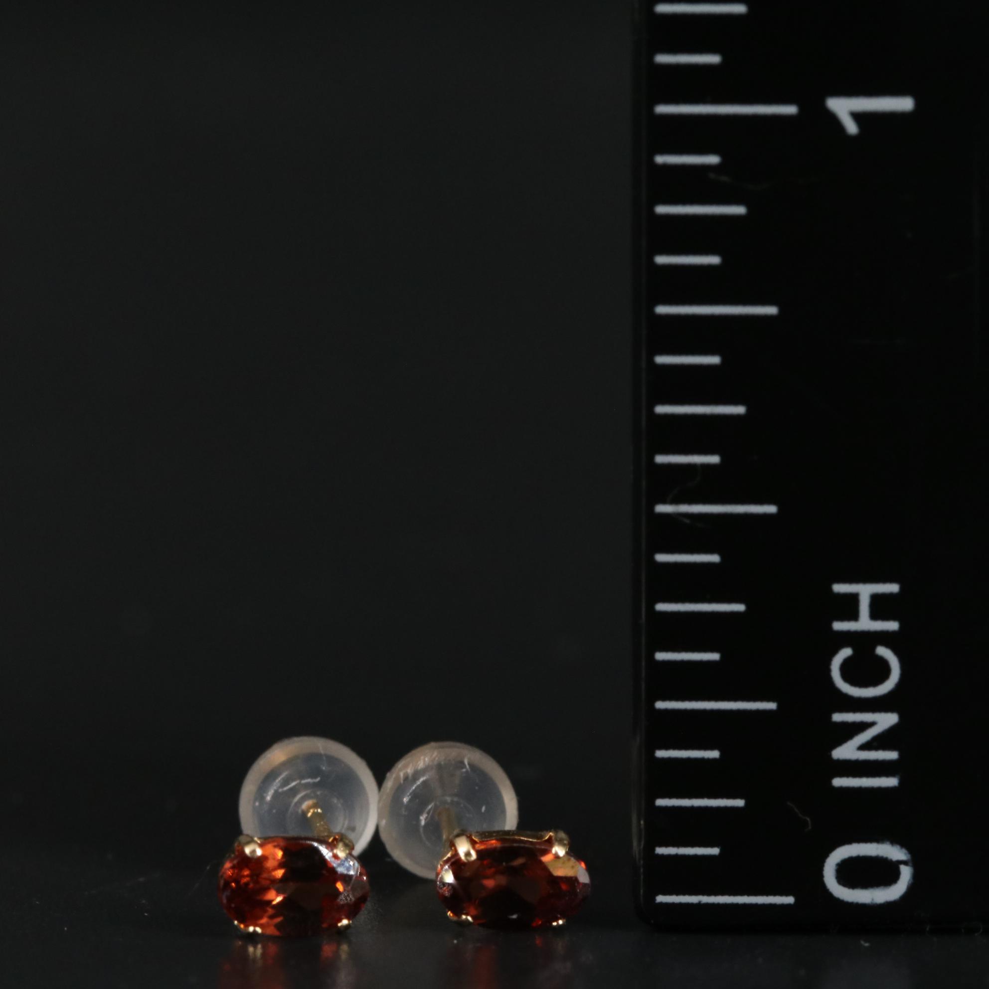 18K 0.80 CTW Mocha Zircon Earrings