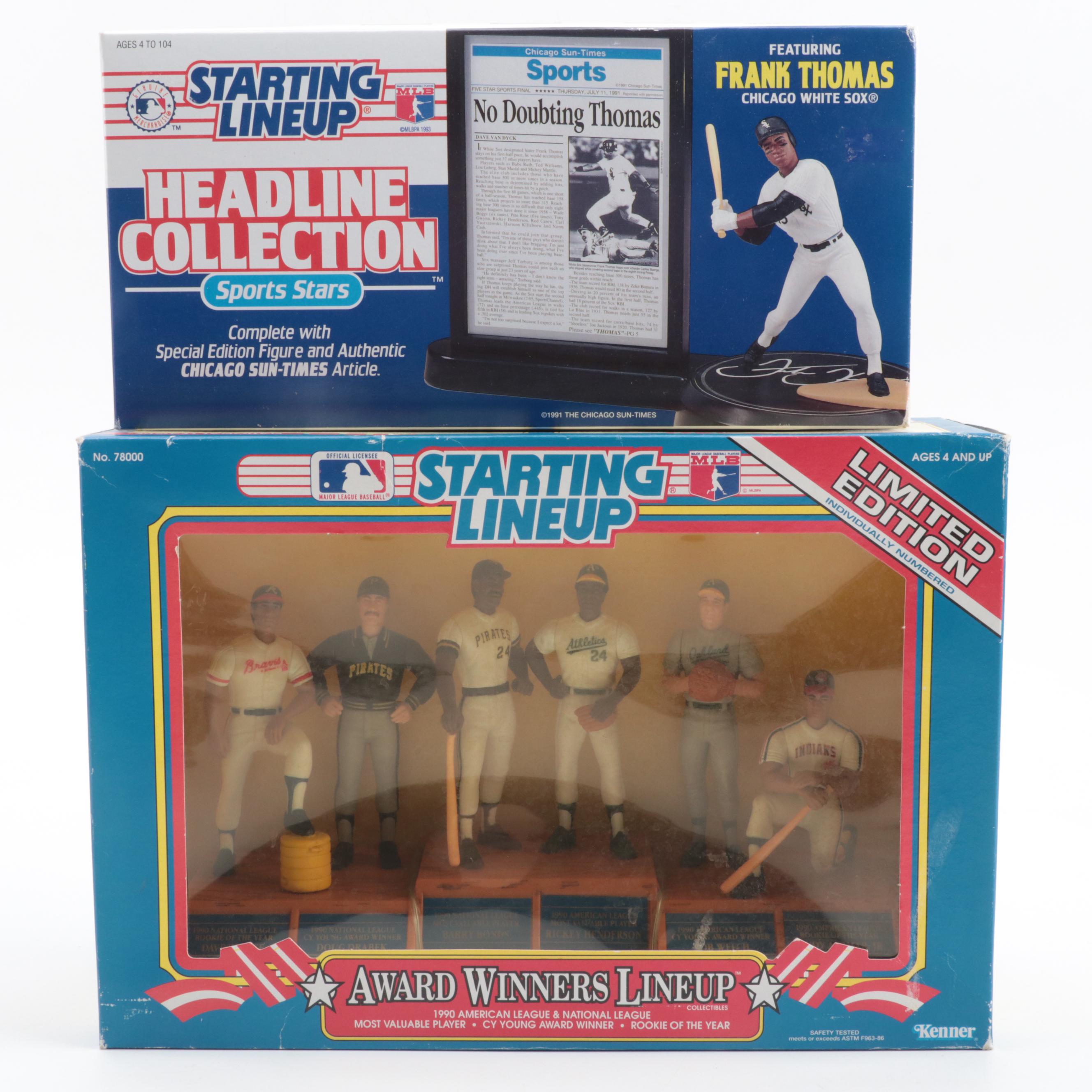 Starting Lineup Sports Action Figures Including Jordan, Griffey Jr, Sets, 1990s