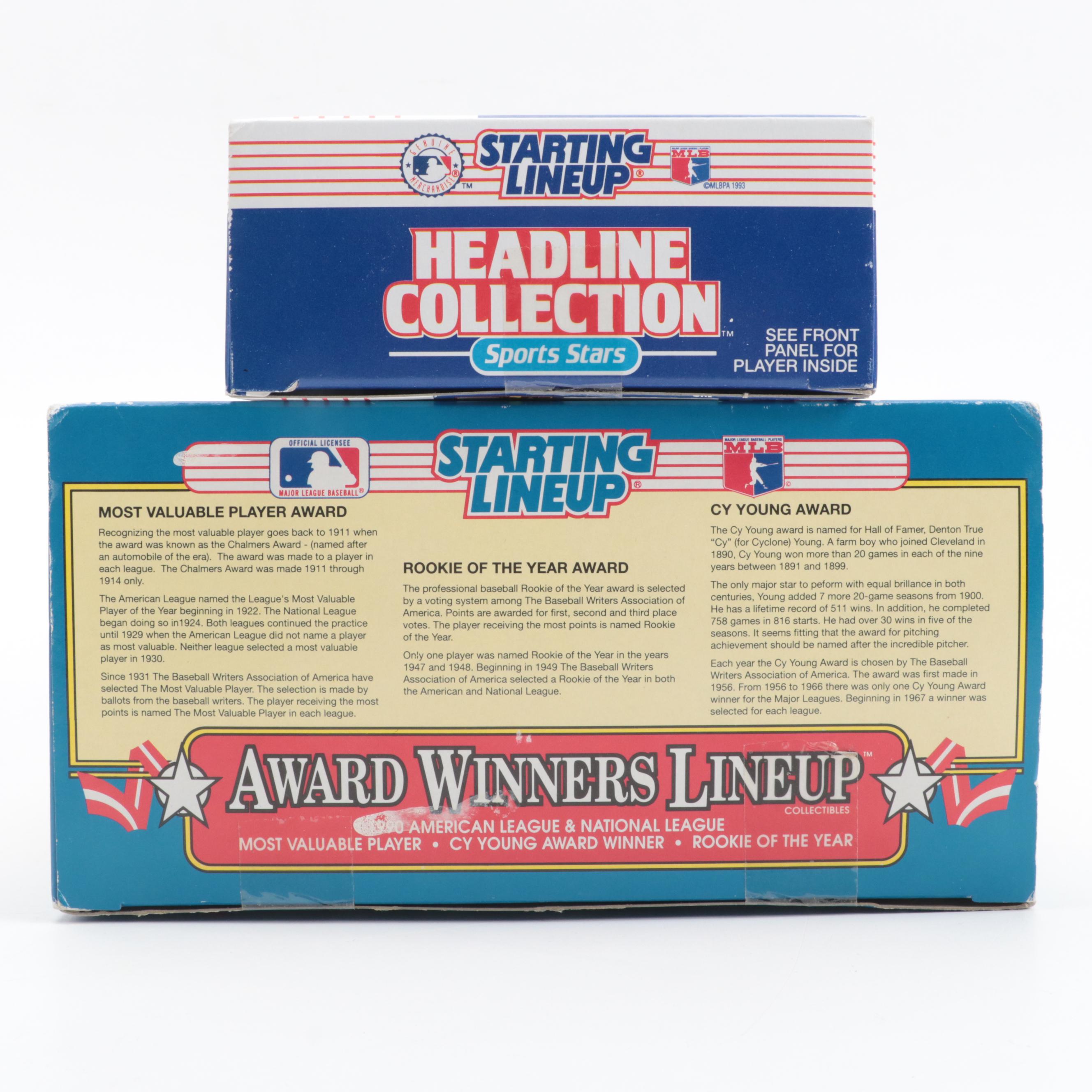 Starting Lineup Sports Action Figures Including Jordan, Griffey Jr, Sets, 1990s