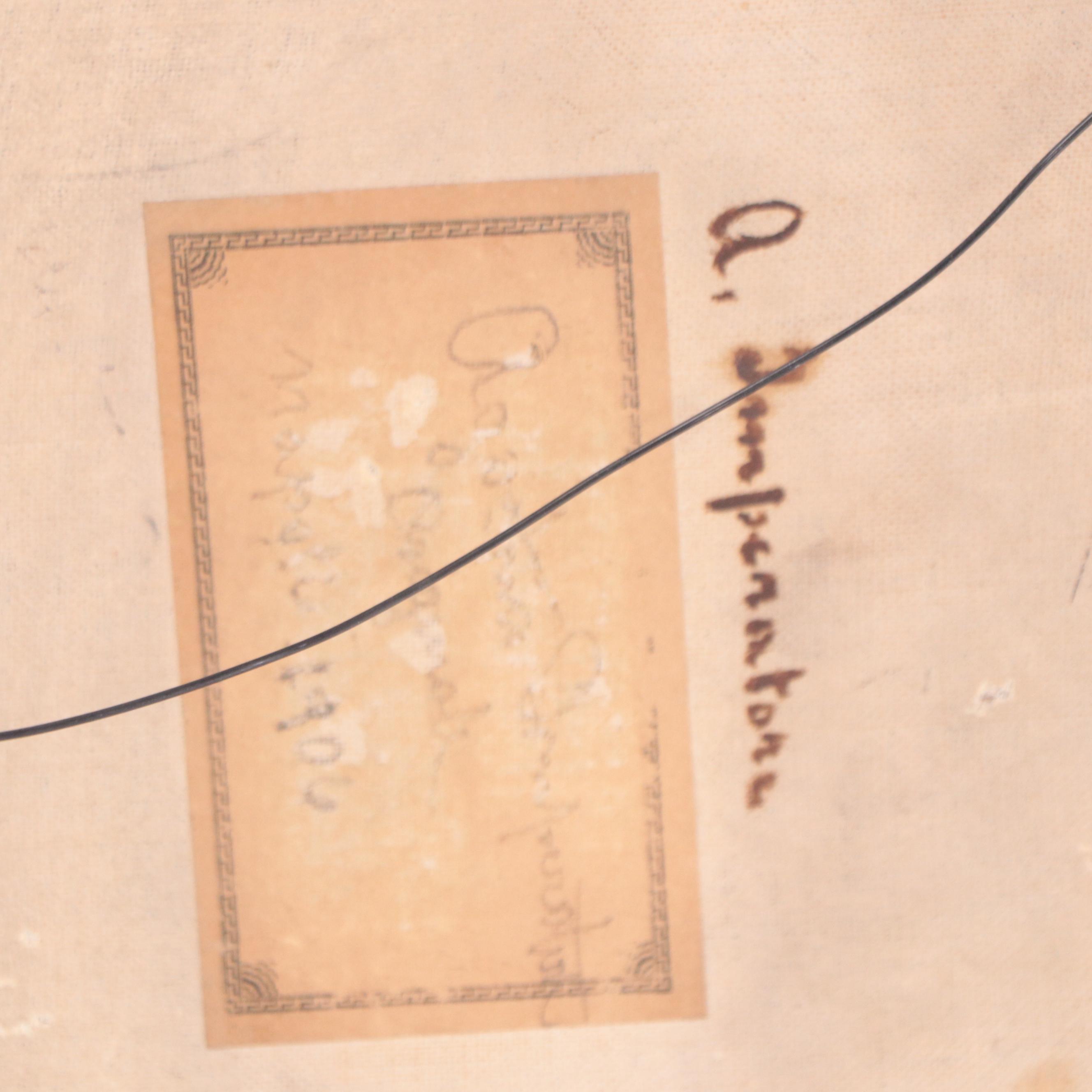 Oil Painting of Female Portrait, 1906