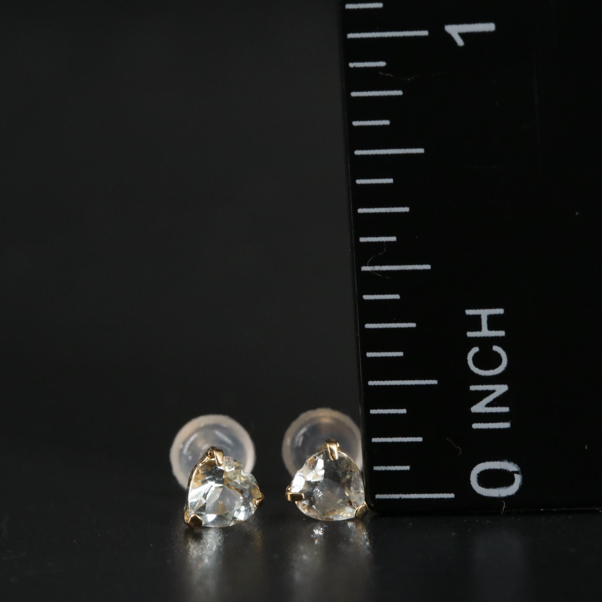 18K 0.60 CTW Aquamarine Earrings