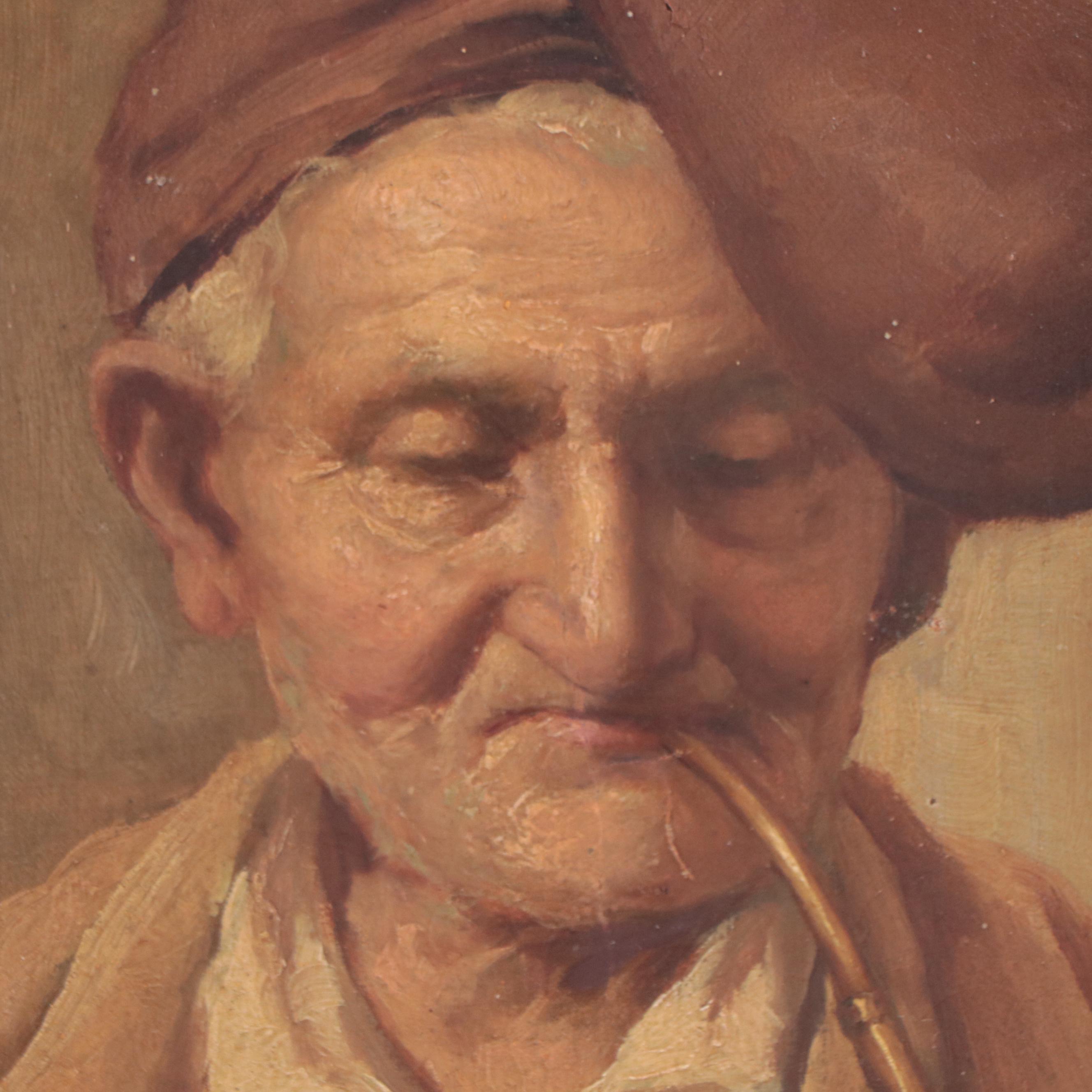 Oil Painting of Male Portrait