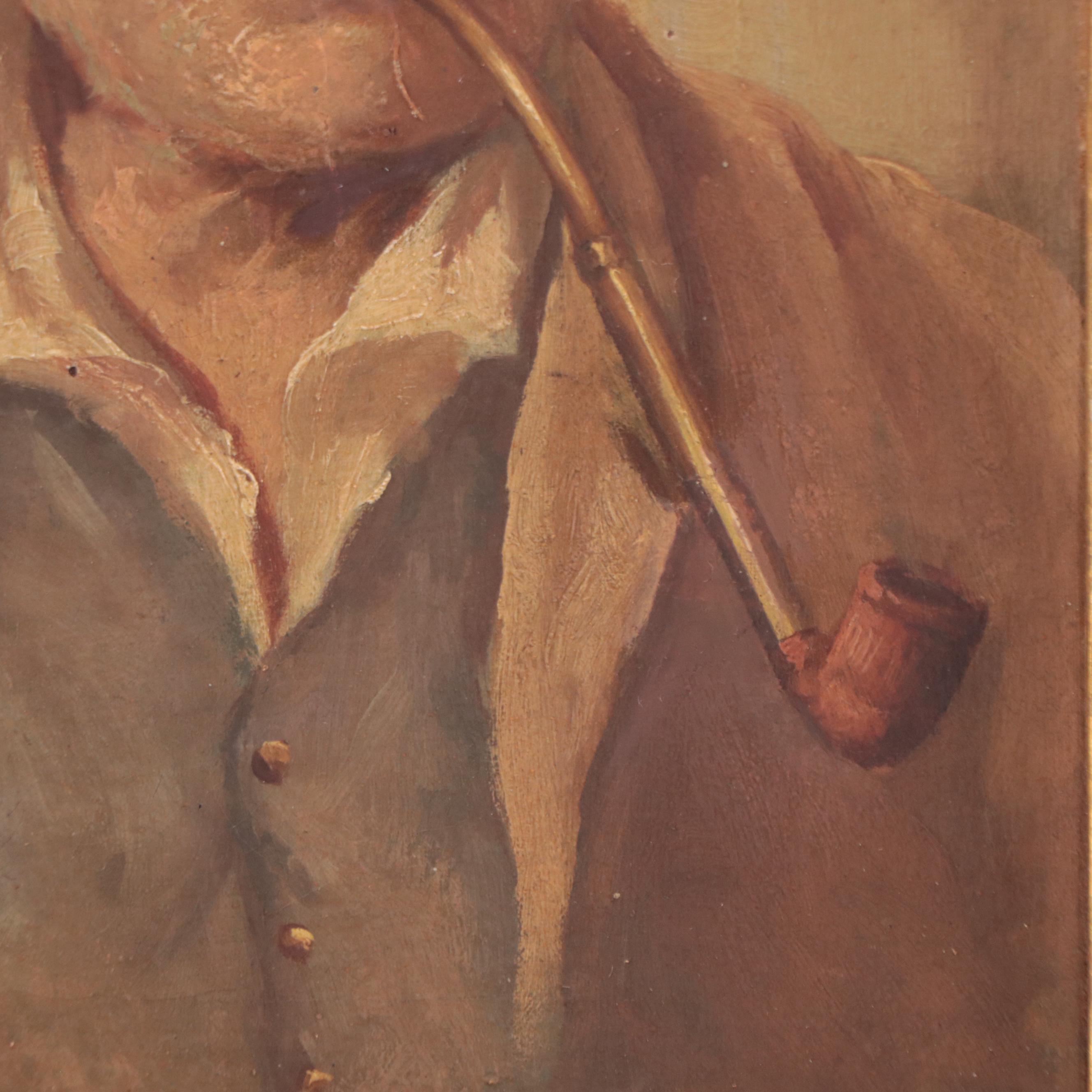 Oil Painting of Male Portrait
