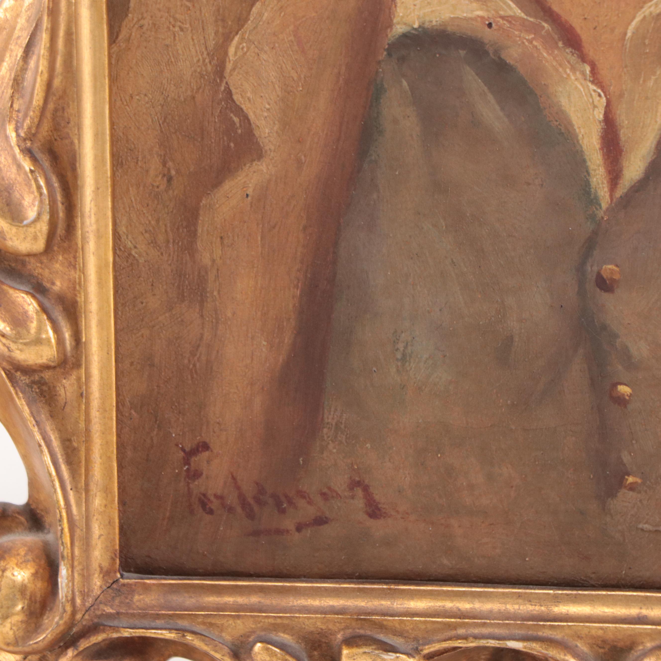 Oil Painting of Male Portrait