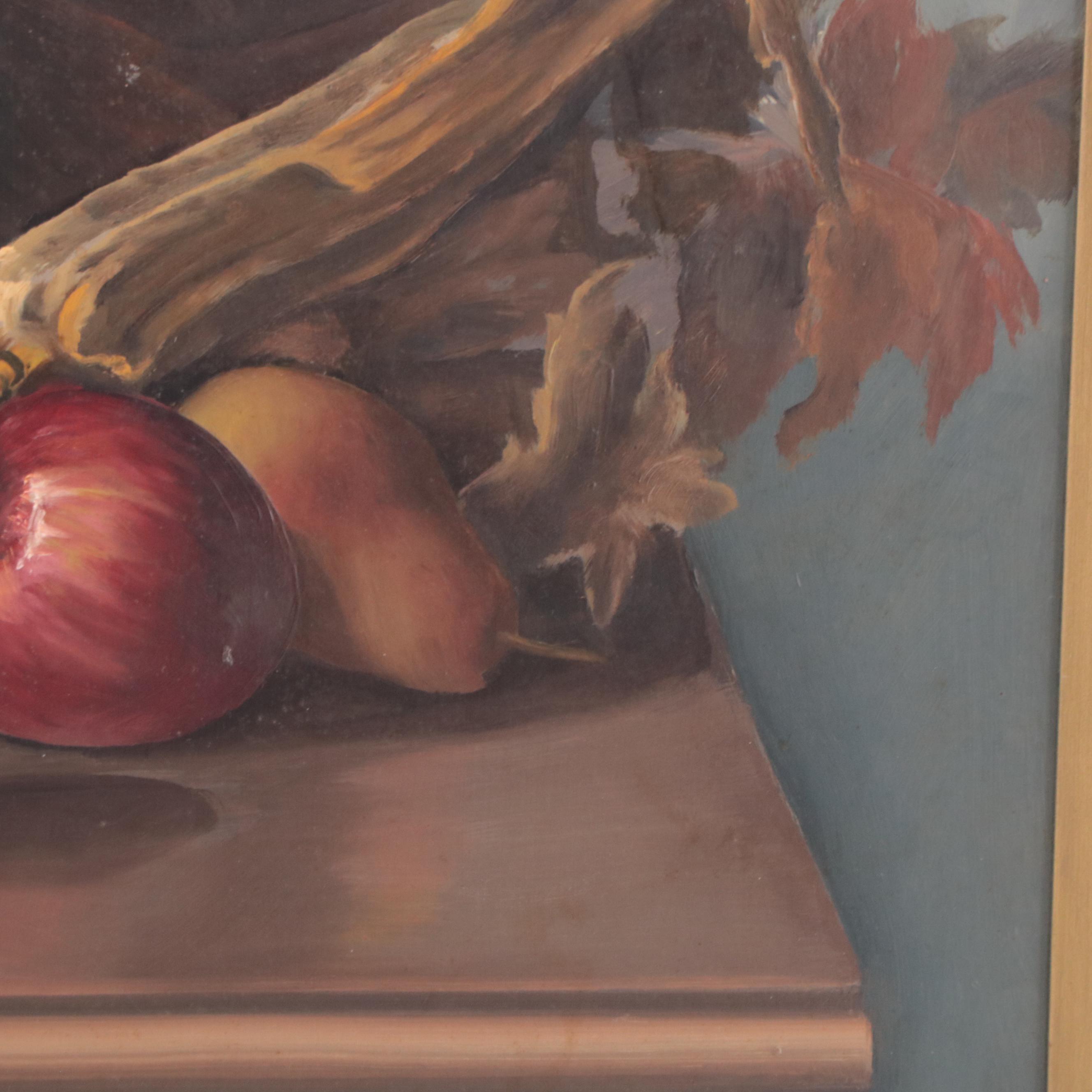 Ernst Schildt Oil Painting of Still Life