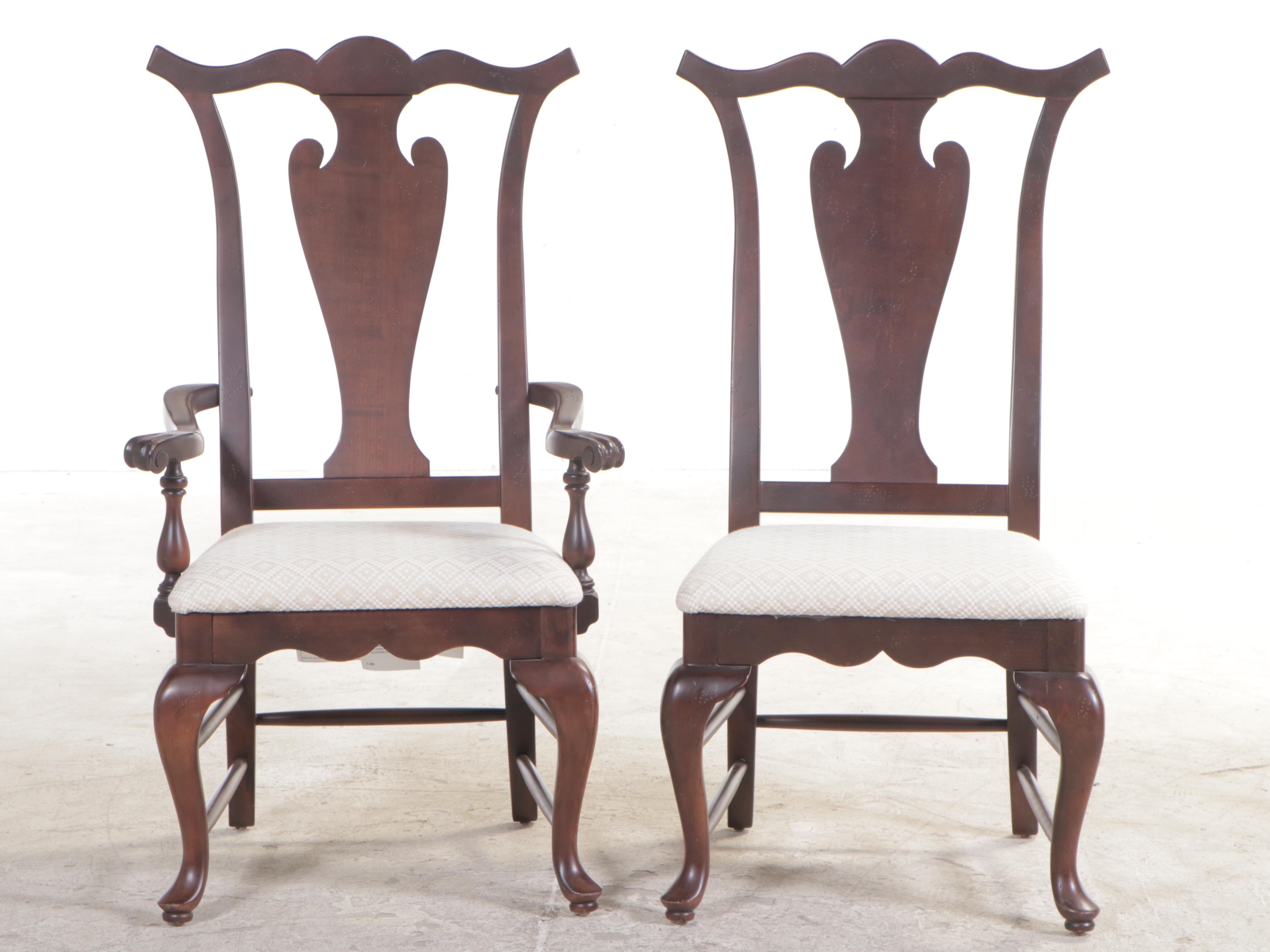 Seven-Piece Broyhill "Charlestowne Square" Cherrywood Dining Set