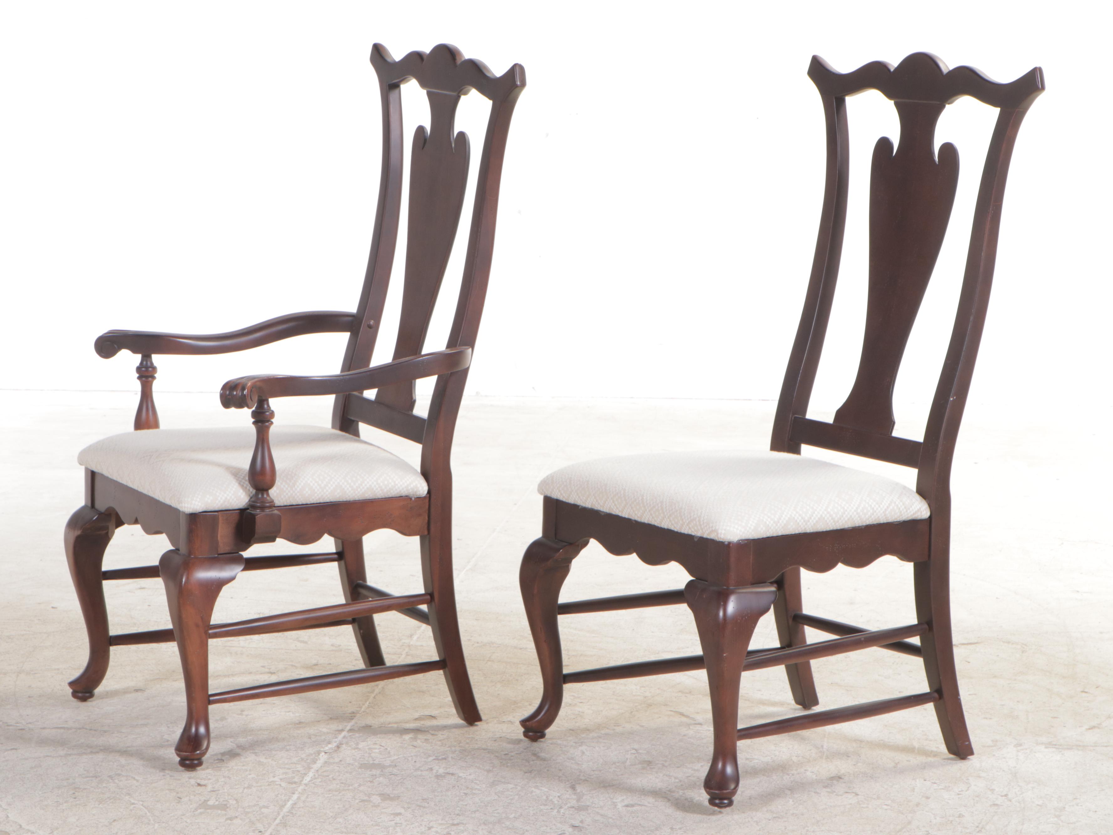 Seven-Piece Broyhill "Charlestowne Square" Cherrywood Dining Set
