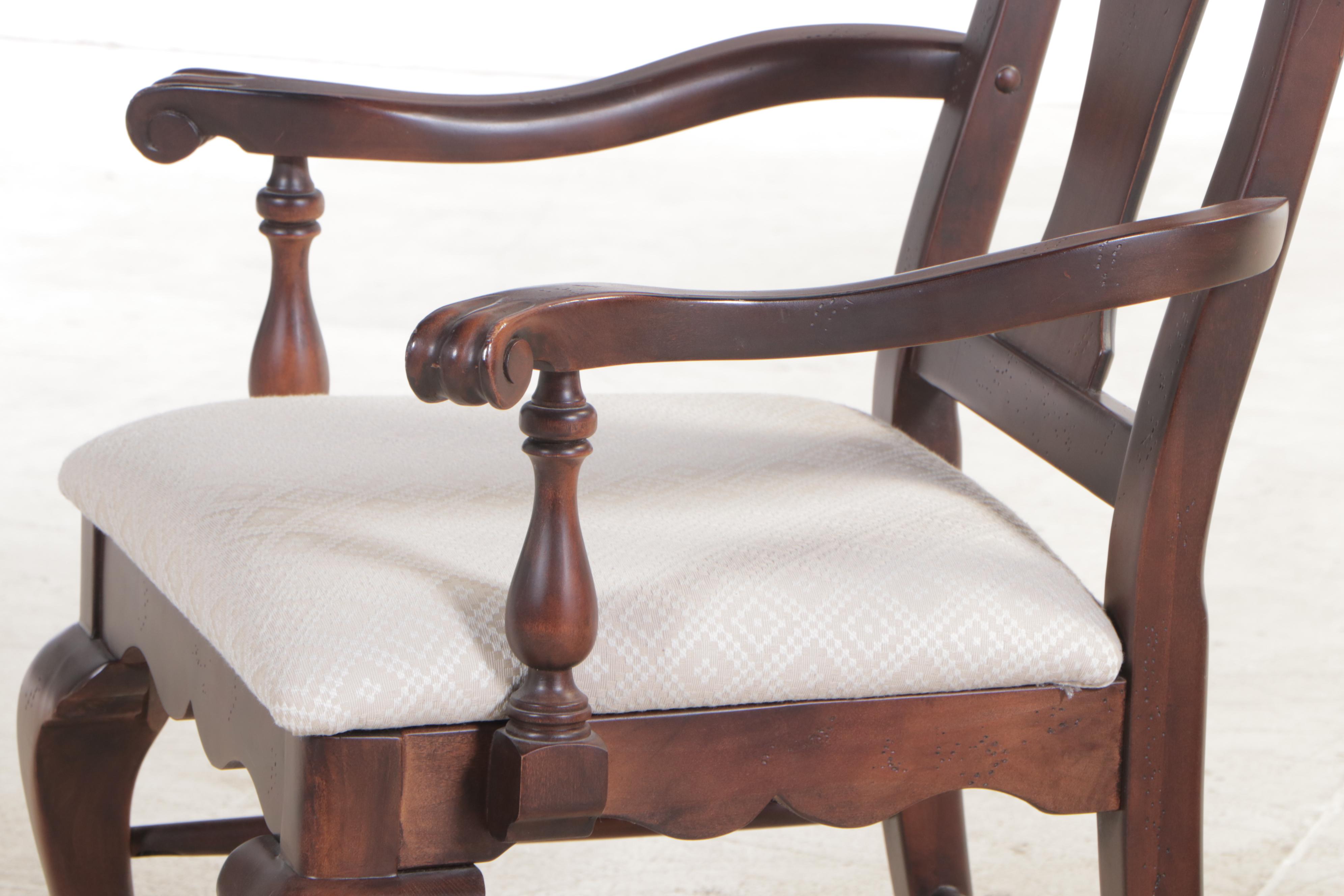 Seven-Piece Broyhill "Charlestowne Square" Cherrywood Dining Set