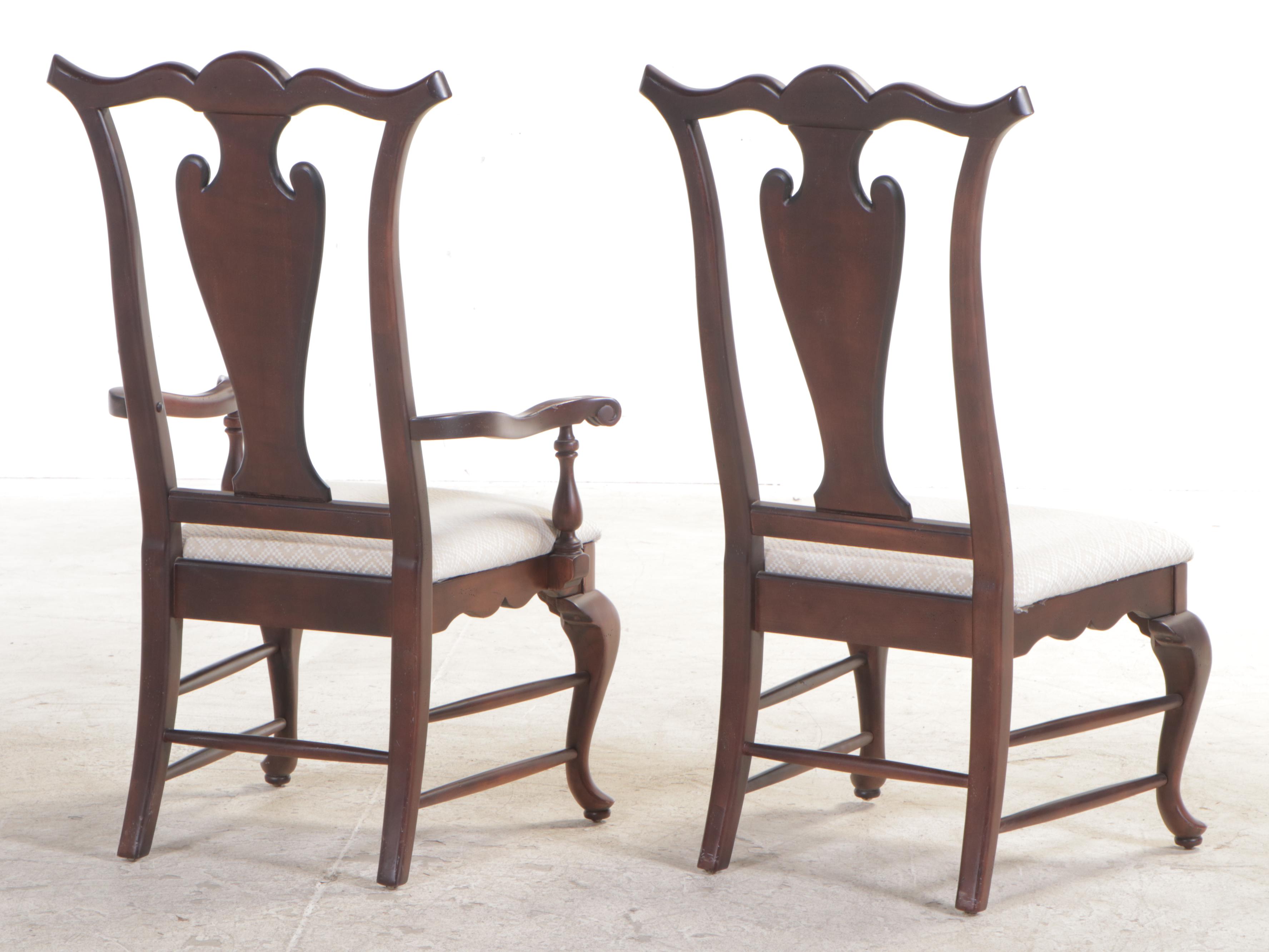 Seven-Piece Broyhill "Charlestowne Square" Cherrywood Dining Set