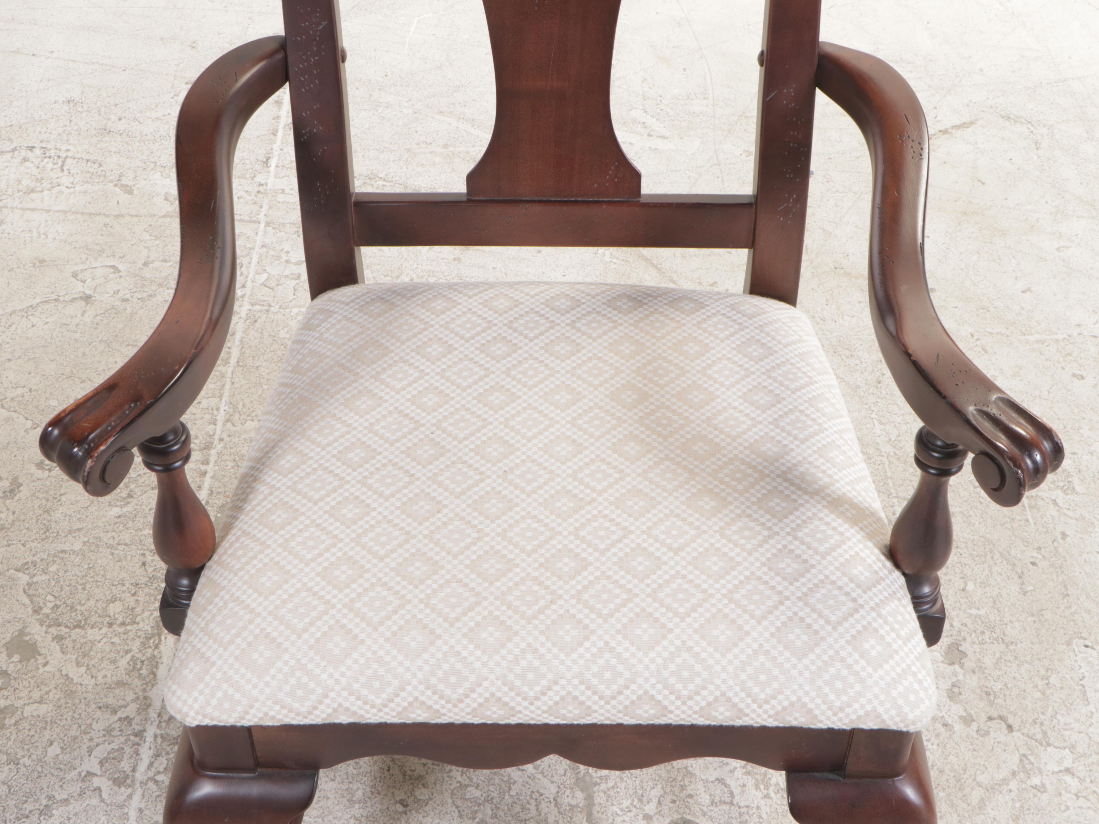 Seven-Piece Broyhill "Charlestowne Square" Cherrywood Dining Set