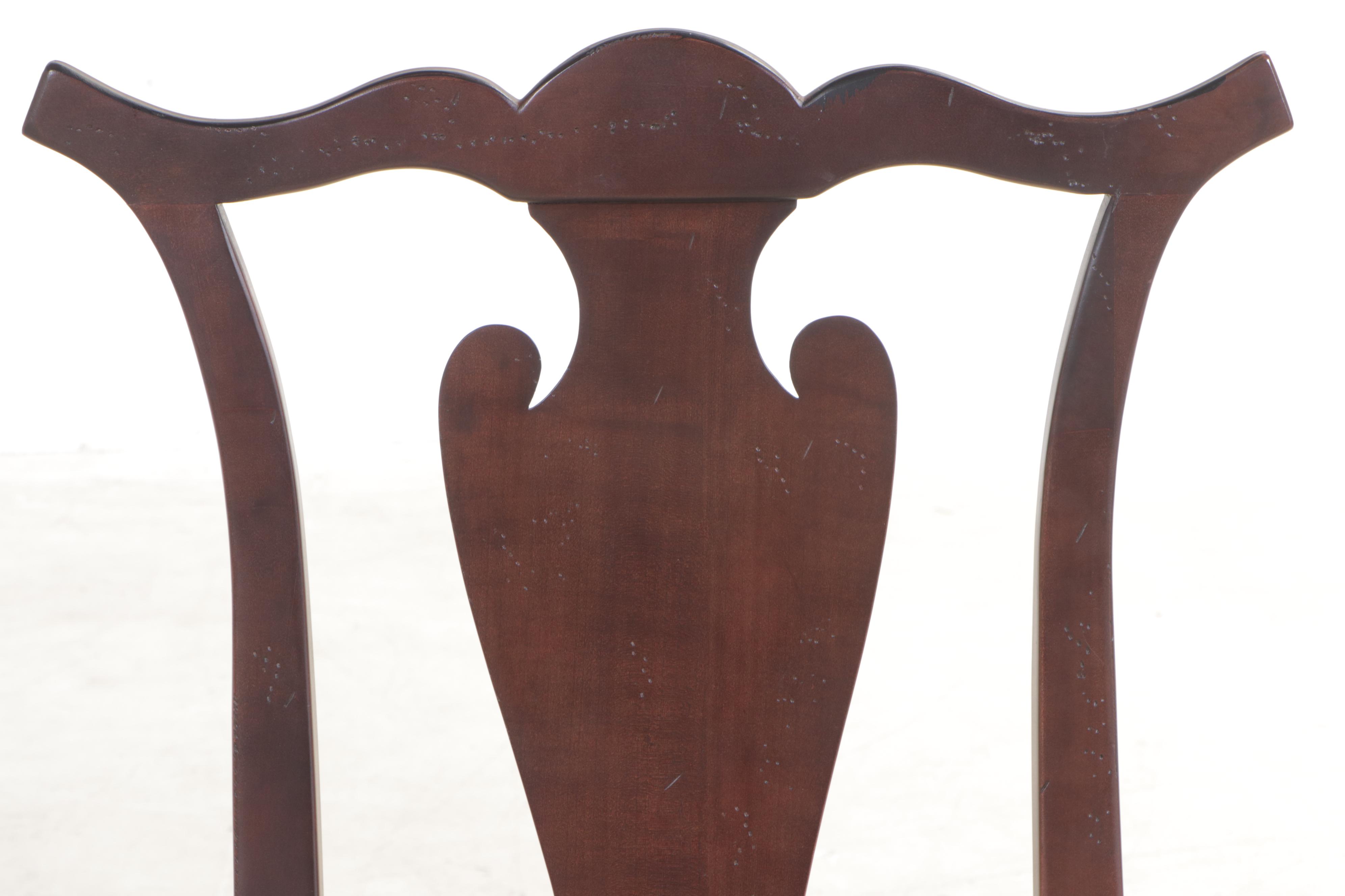 Seven-Piece Broyhill "Charlestowne Square" Cherrywood Dining Set