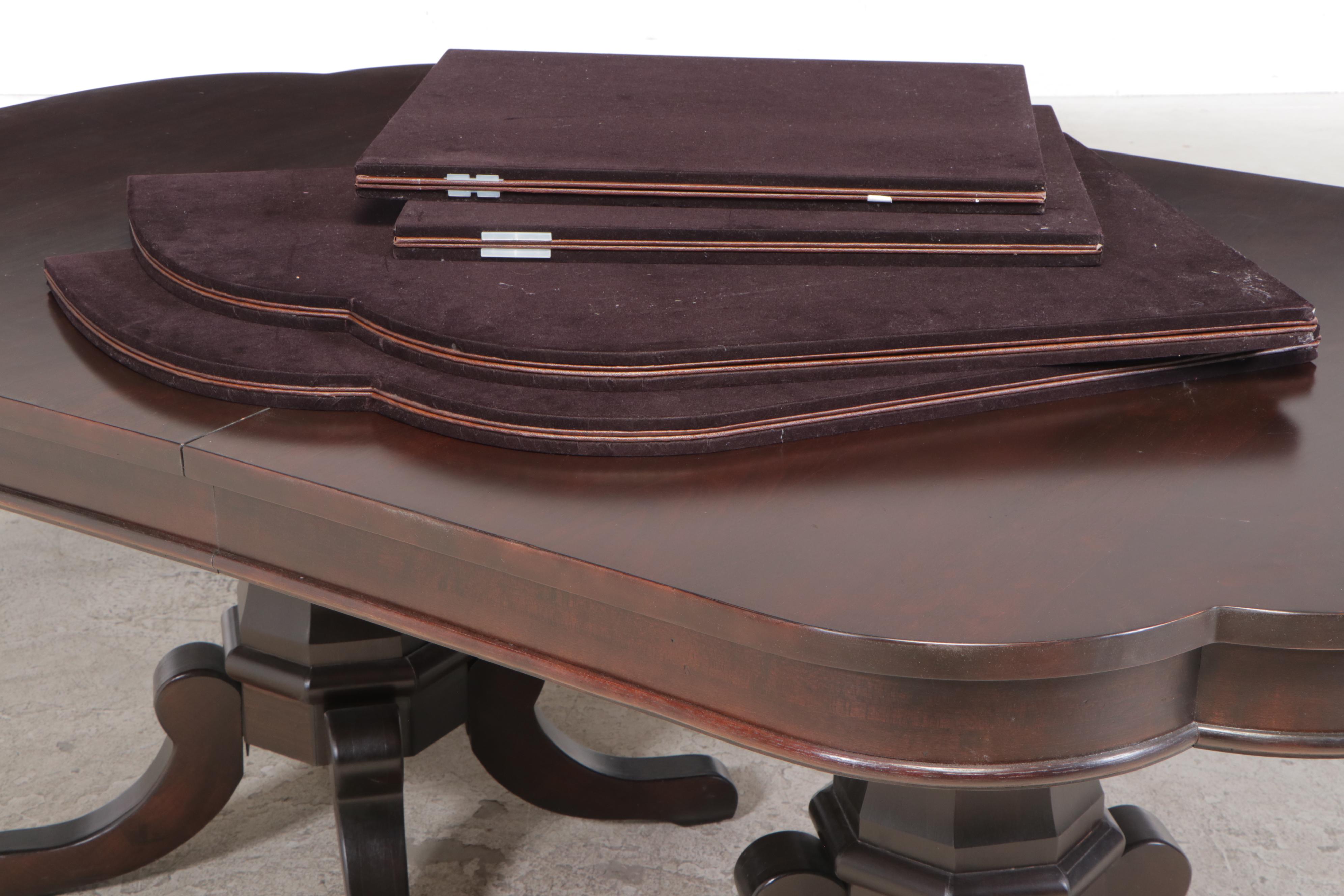 Seven-Piece Broyhill "Charlestowne Square" Cherrywood Dining Set