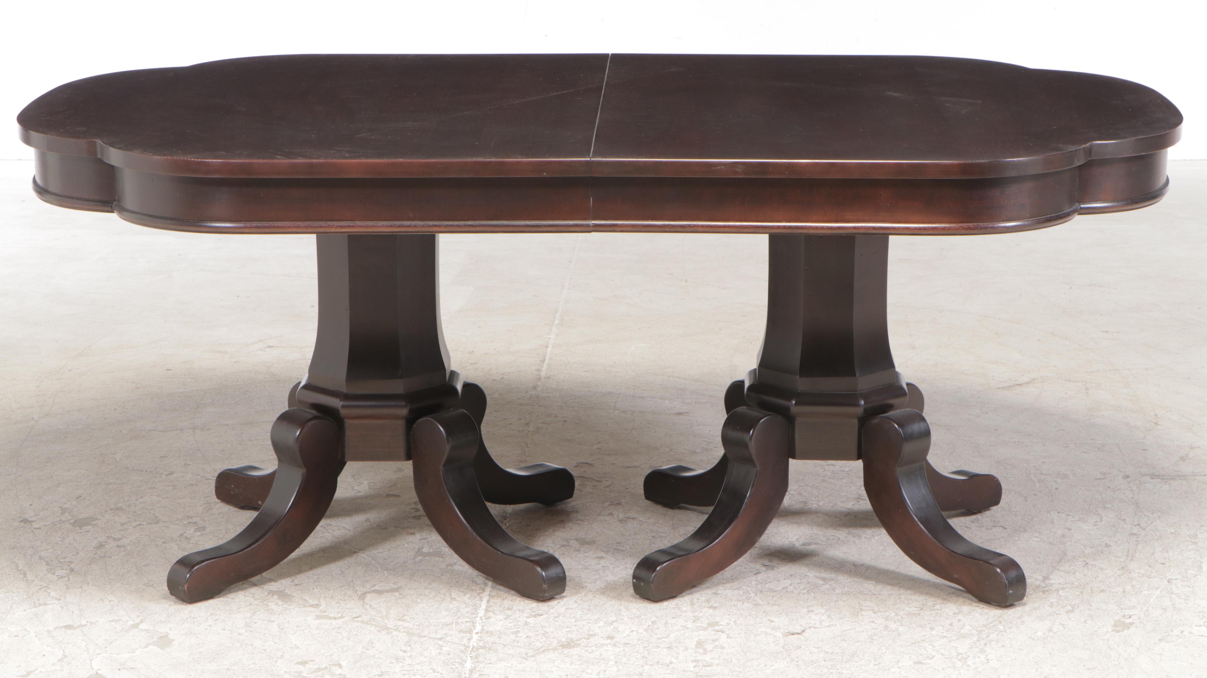 Seven-Piece Broyhill "Charlestowne Square" Cherrywood Dining Set