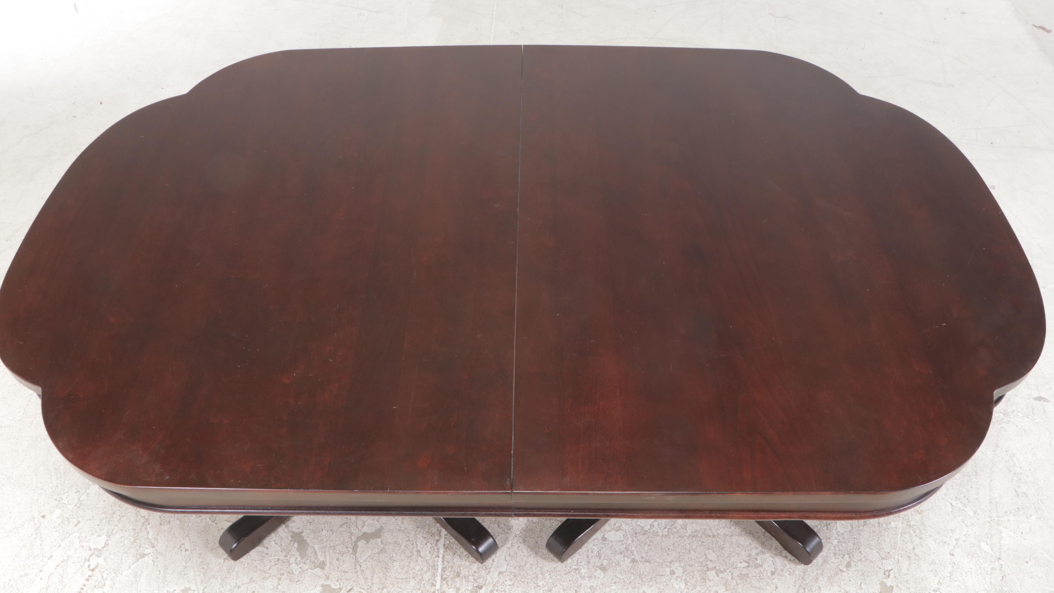 Seven-Piece Broyhill "Charlestowne Square" Cherrywood Dining Set