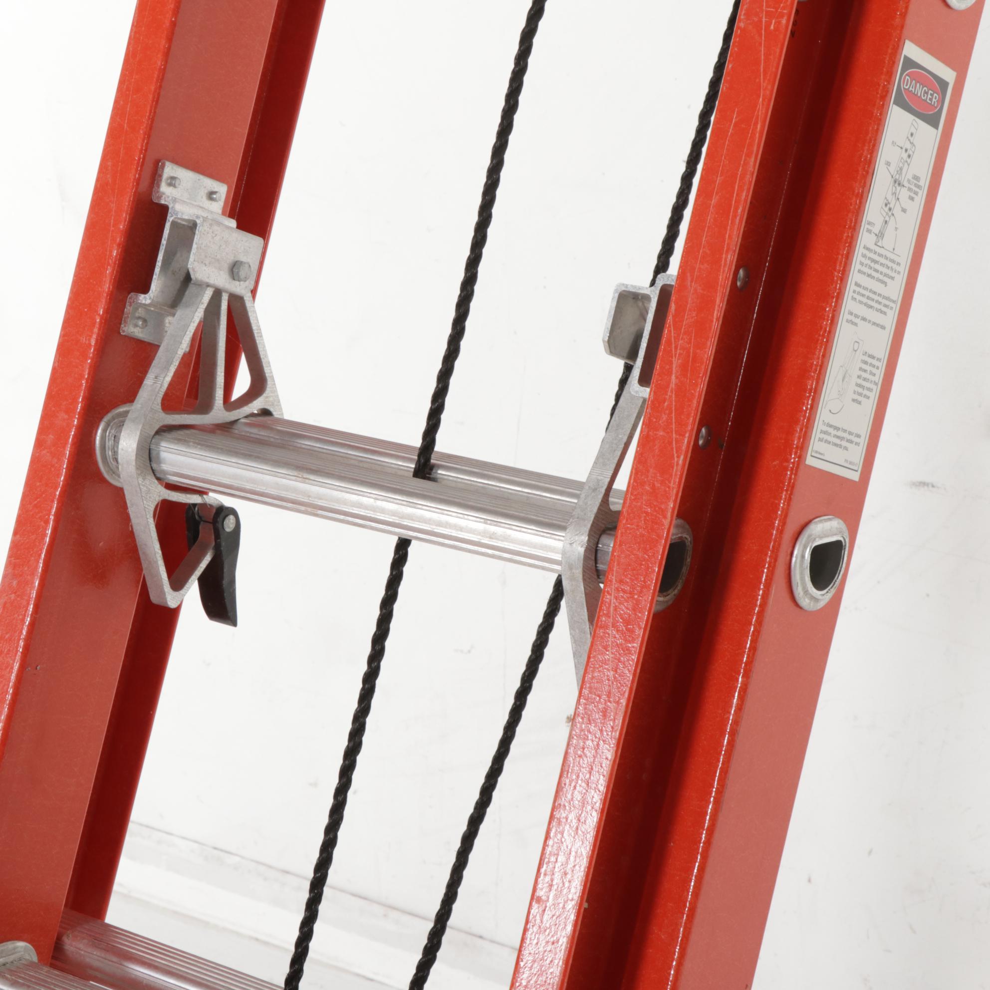 Werner 24' Fiberglass Extension Ladder, 21st Century