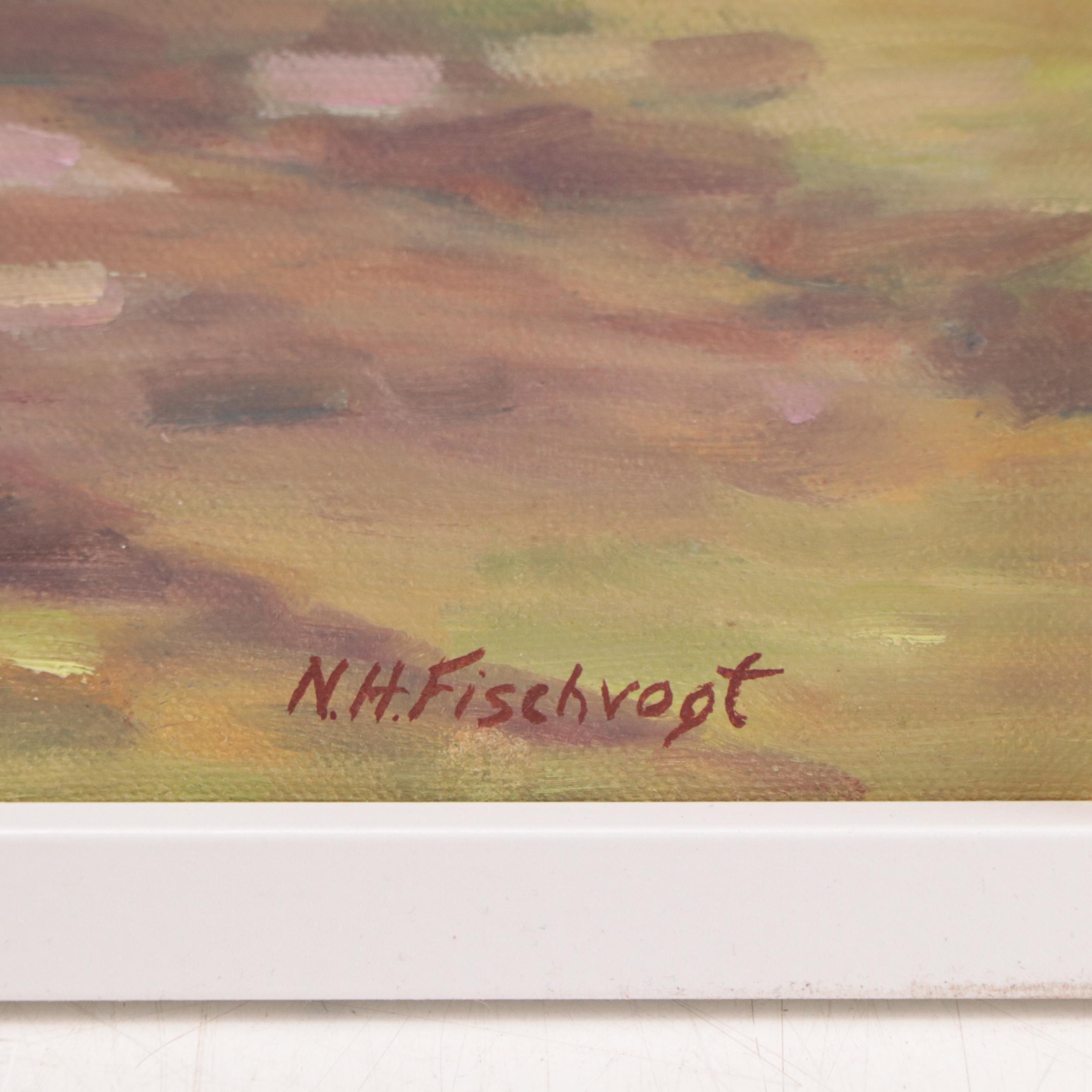 Nancy H. Fischvogt Oil Painting "Lanam Ridge Farm"