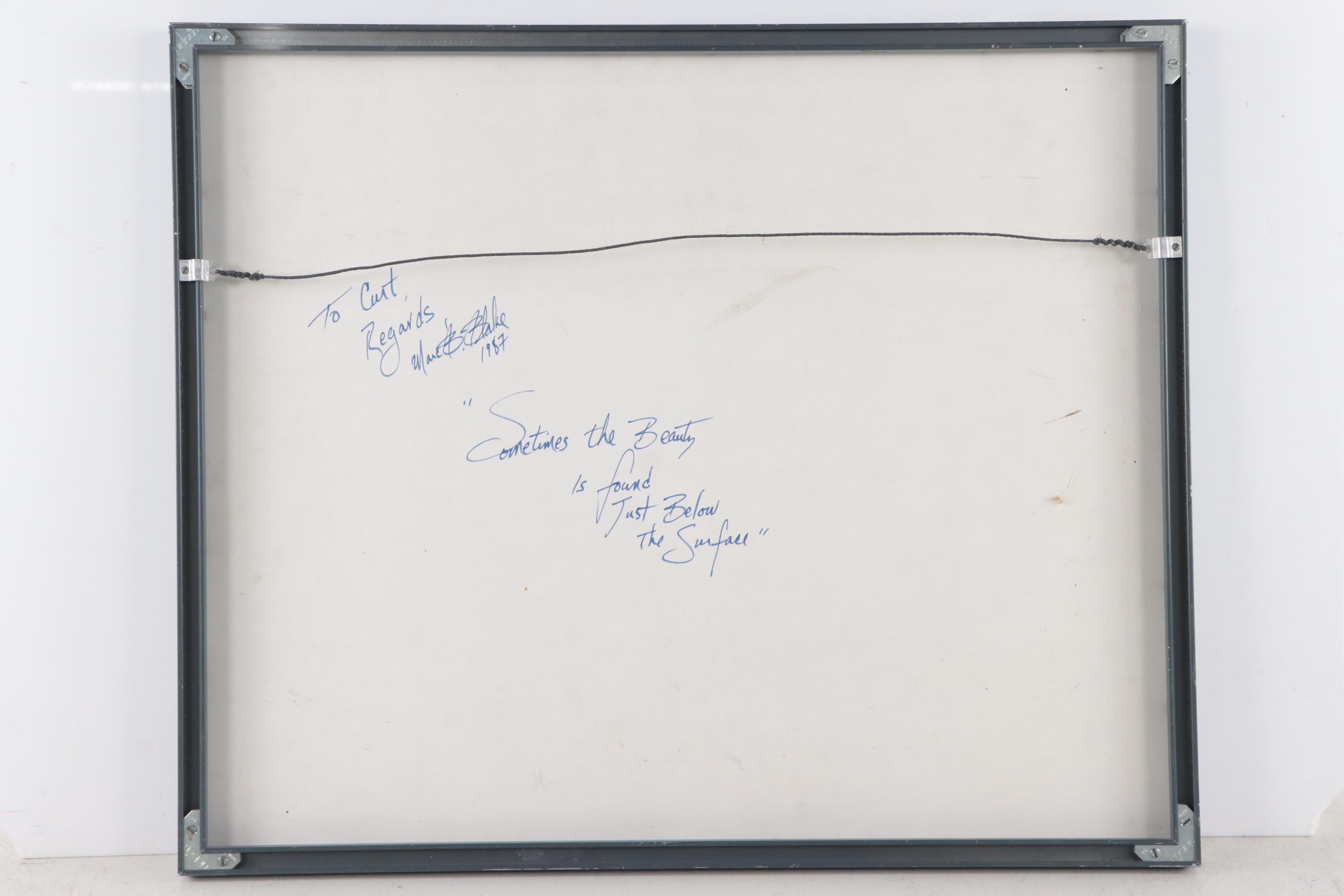 Marc B. Blake Digital Print of a Sea Lion, 1987