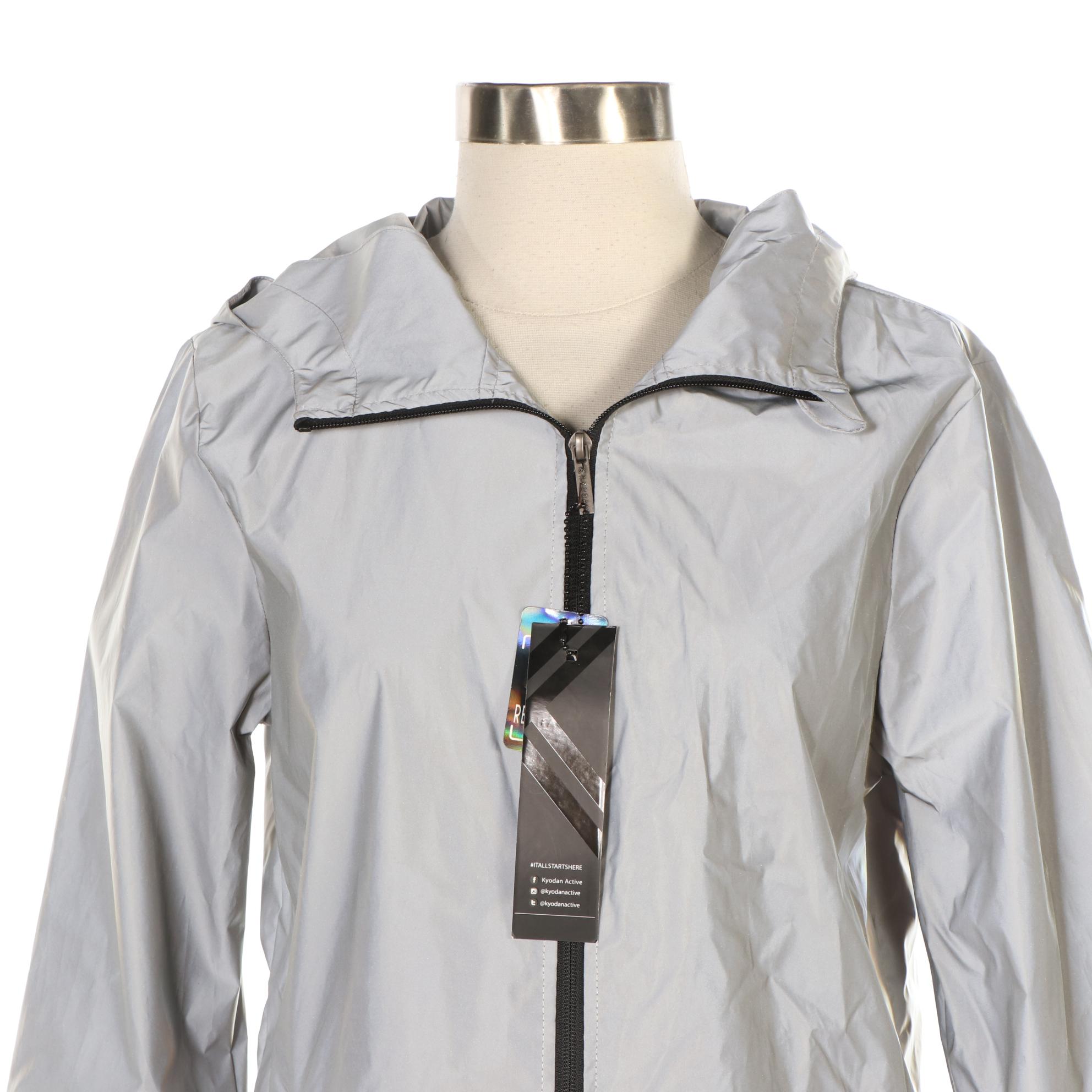 Kyodan Reflective Zip-Front Hooded Jacket