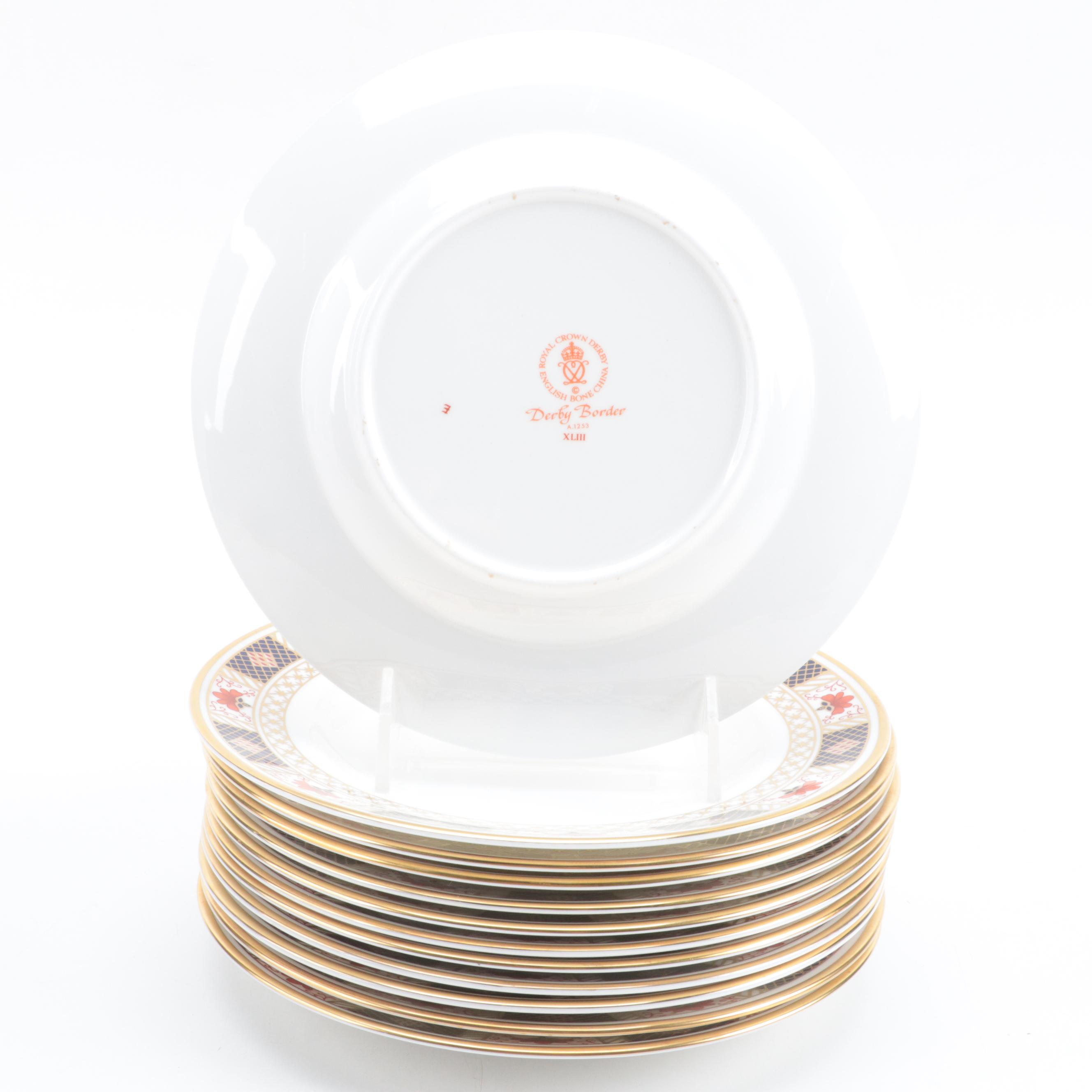 Royal Crown Derby "Derby Border" Bone China Dinnerware