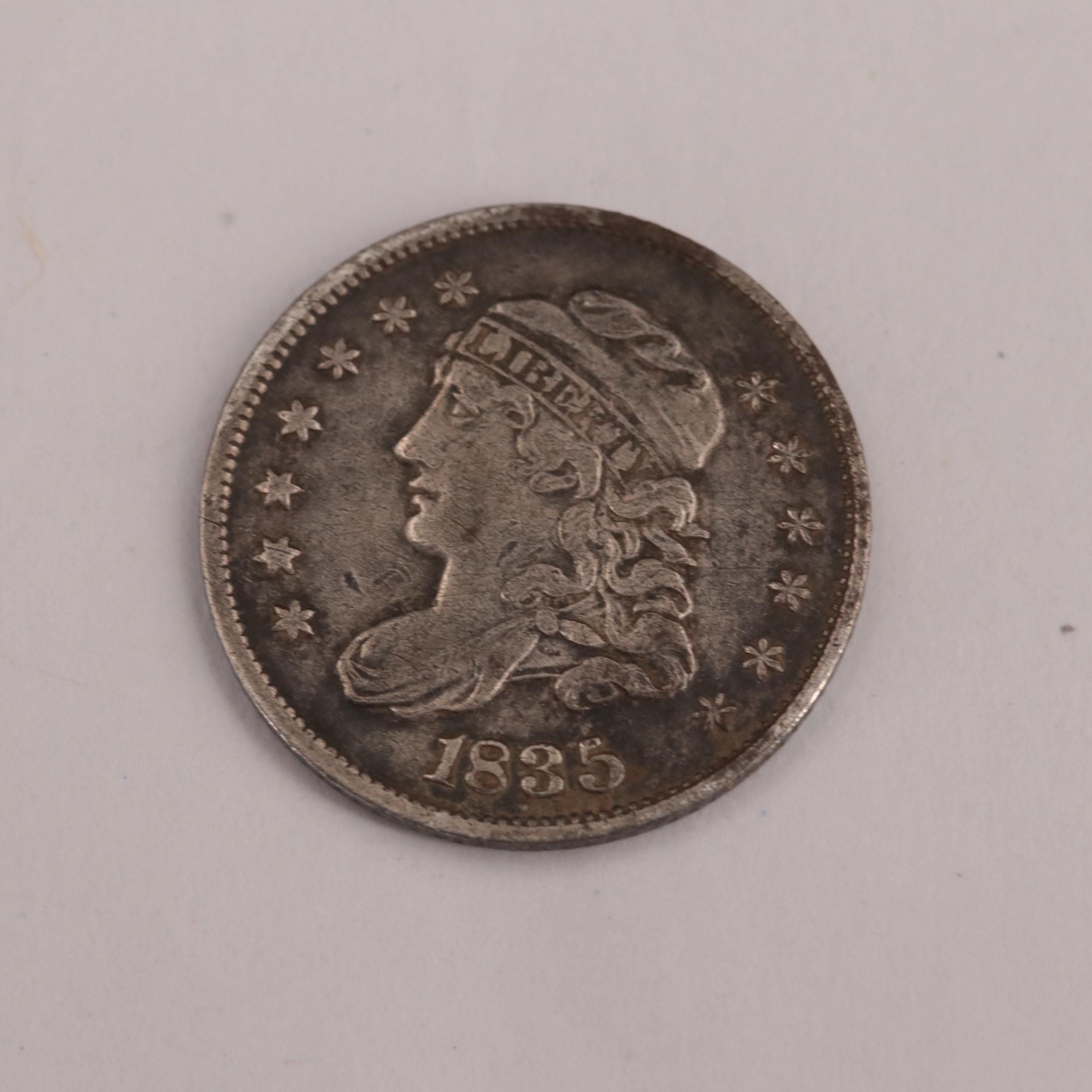 1835 Capped Bust Half Dime