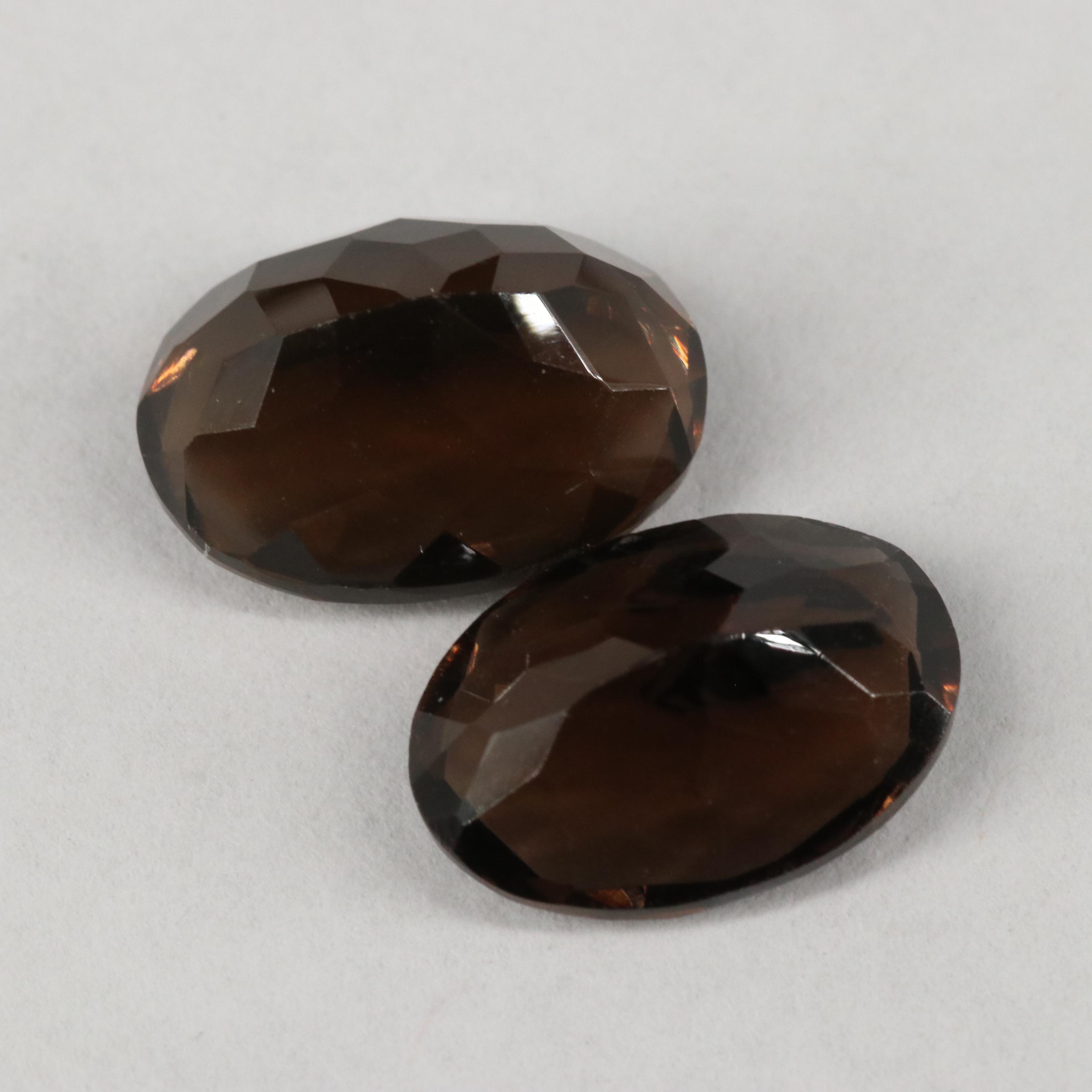 Loose 11.68 CTW Smoky Quartz