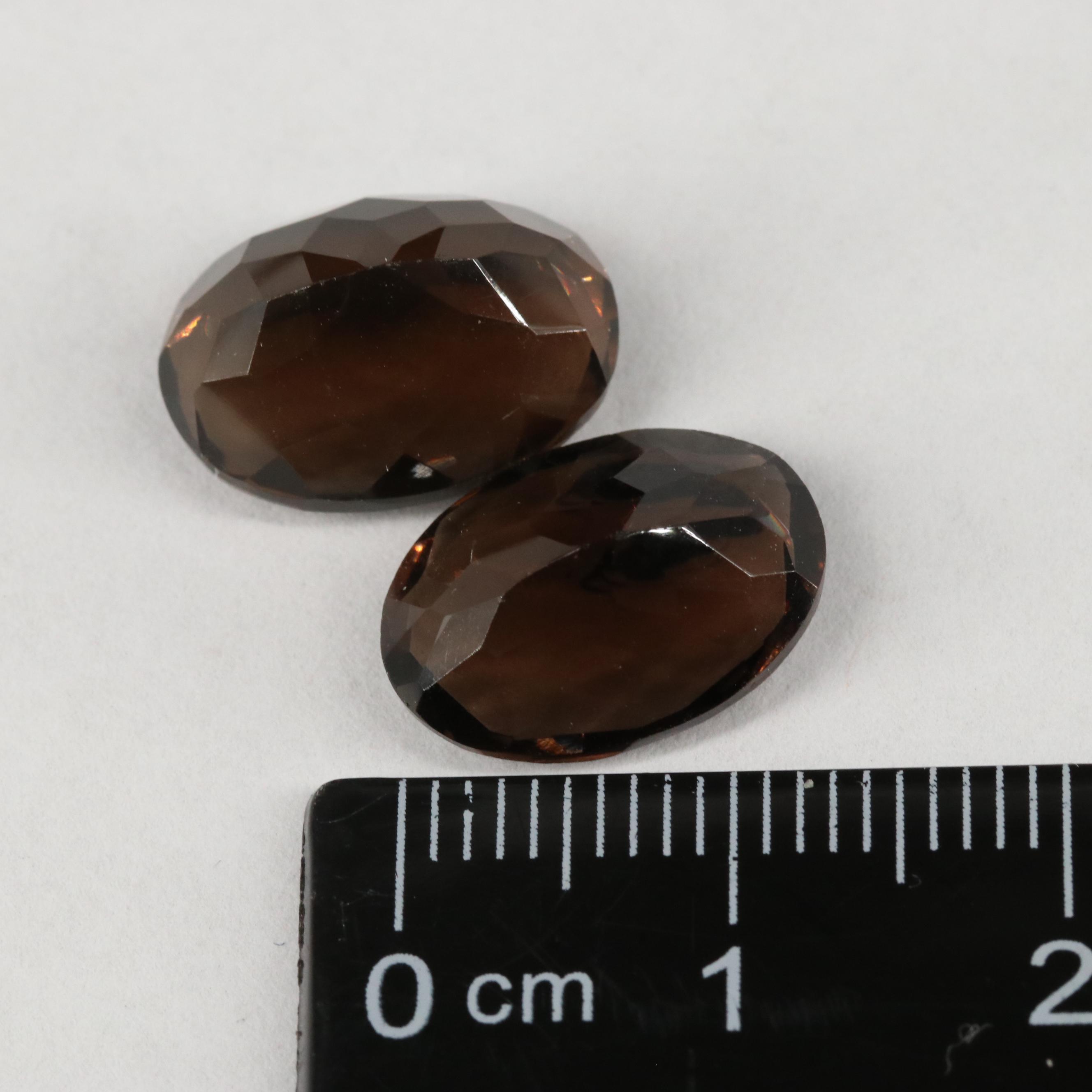 Loose 11.68 CTW Smoky Quartz