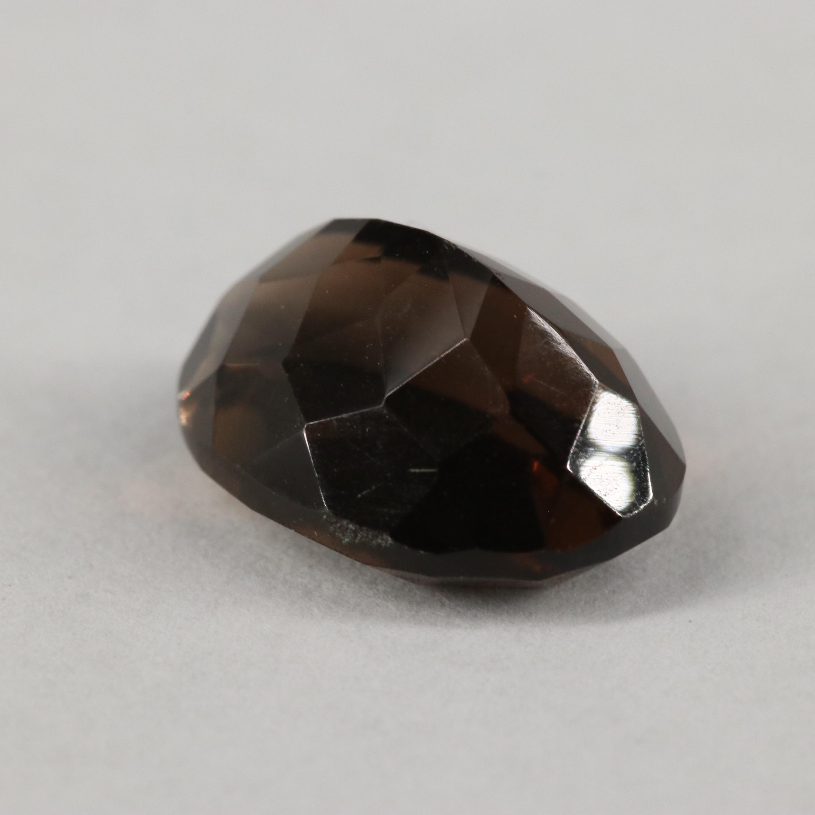 Loose 11.68 CTW Smoky Quartz