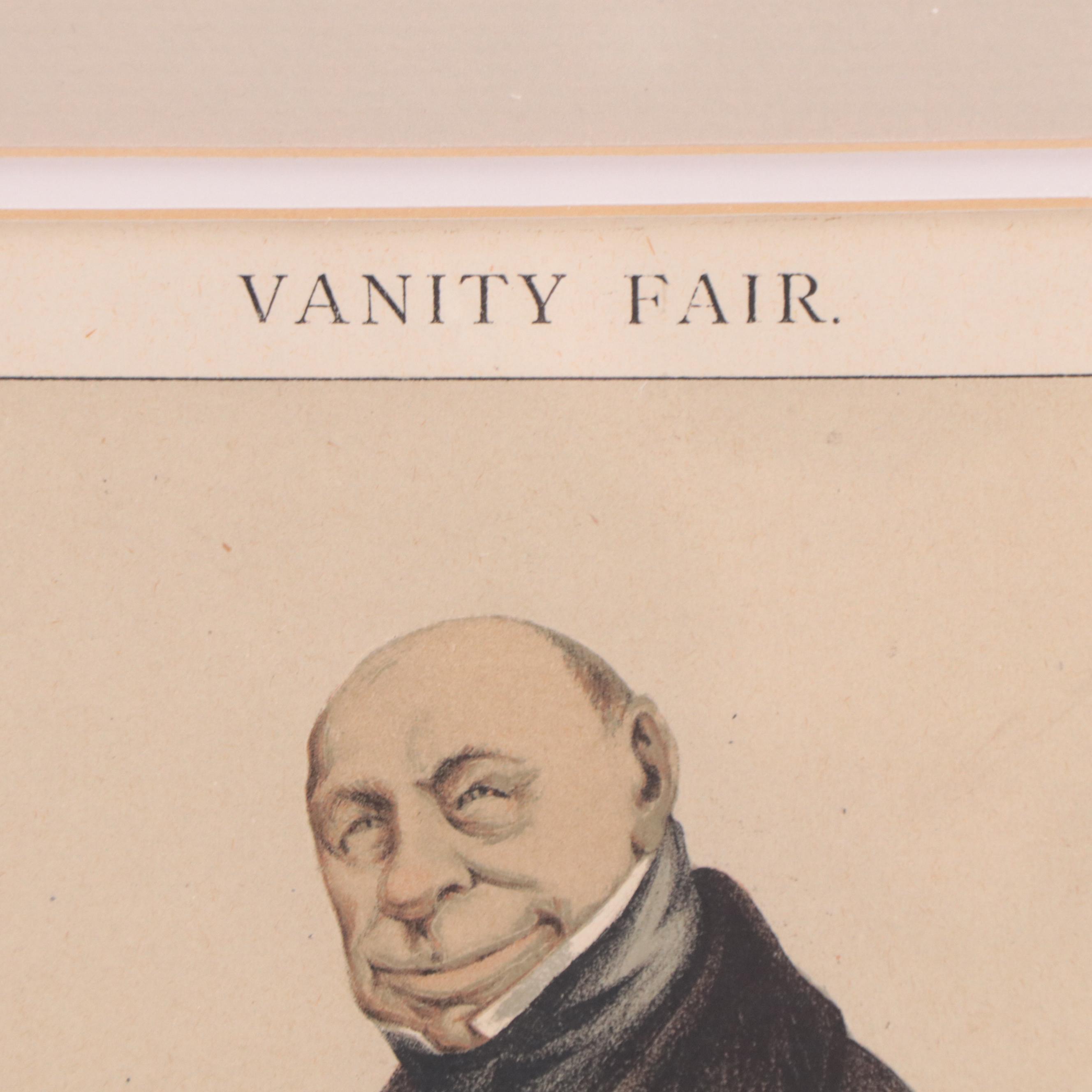 Vanity Fair Lithograph After Carlo "Ape" Pellegrini, Late 19th Century