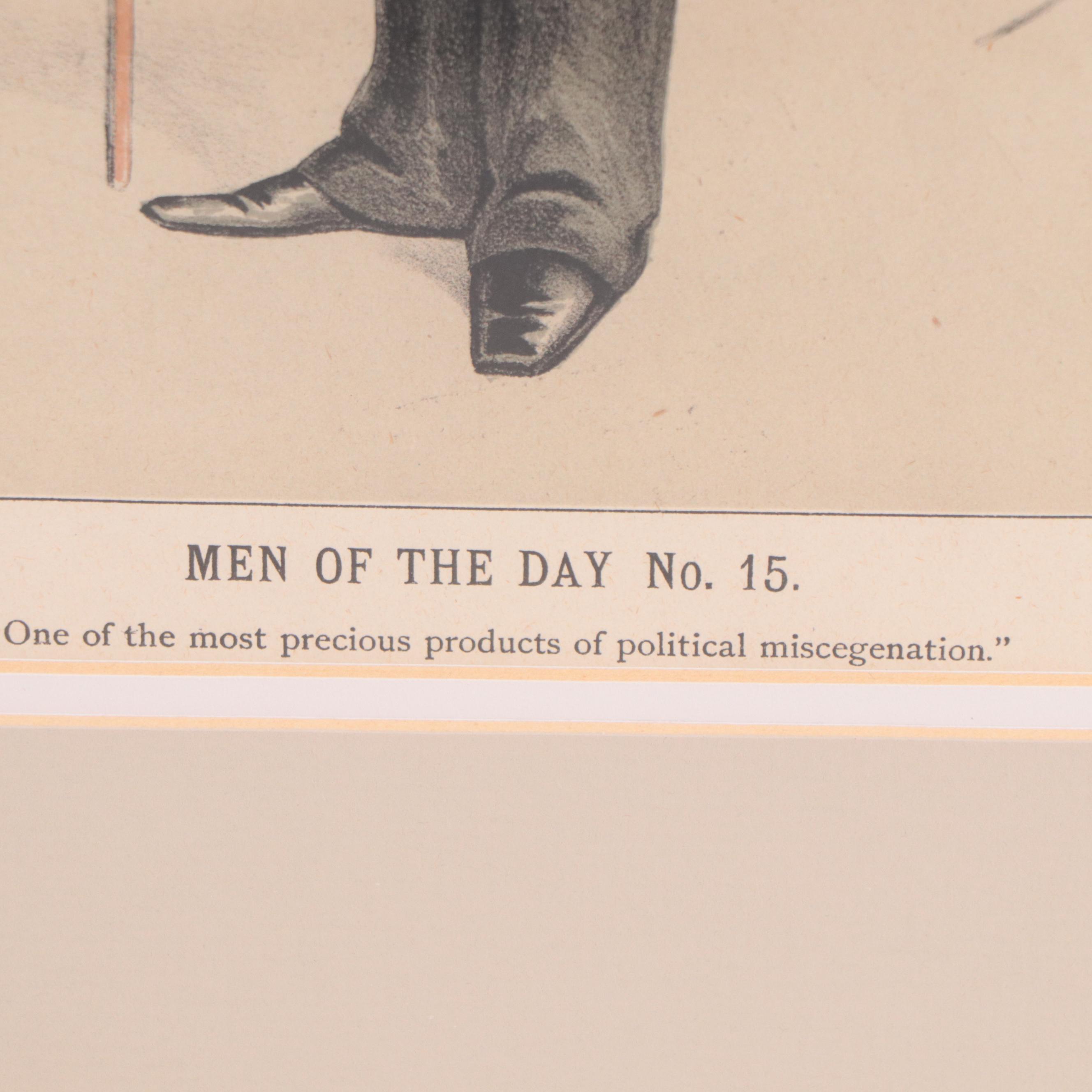 Vanity Fair Lithograph After Carlo "Ape" Pellegrini, Late 19th Century