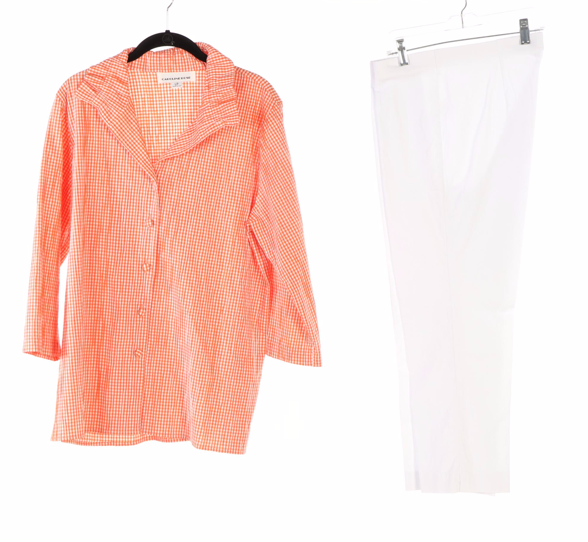 Brooks Brothers Button-Down Shirt with Other Blouses and Pants