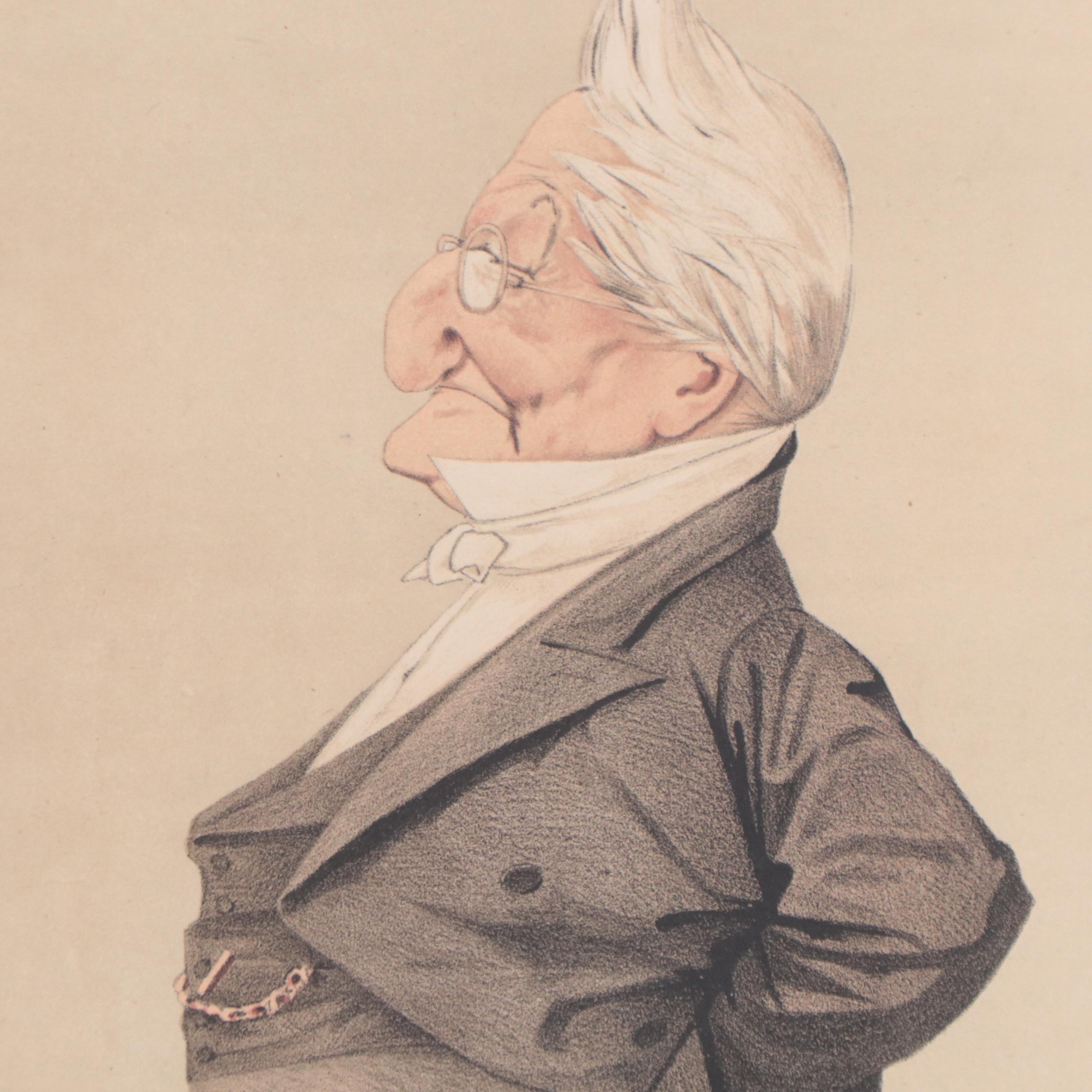 Vanity Fair Lithographs "An Art Critic" and "Faute-de-mieux Premier"