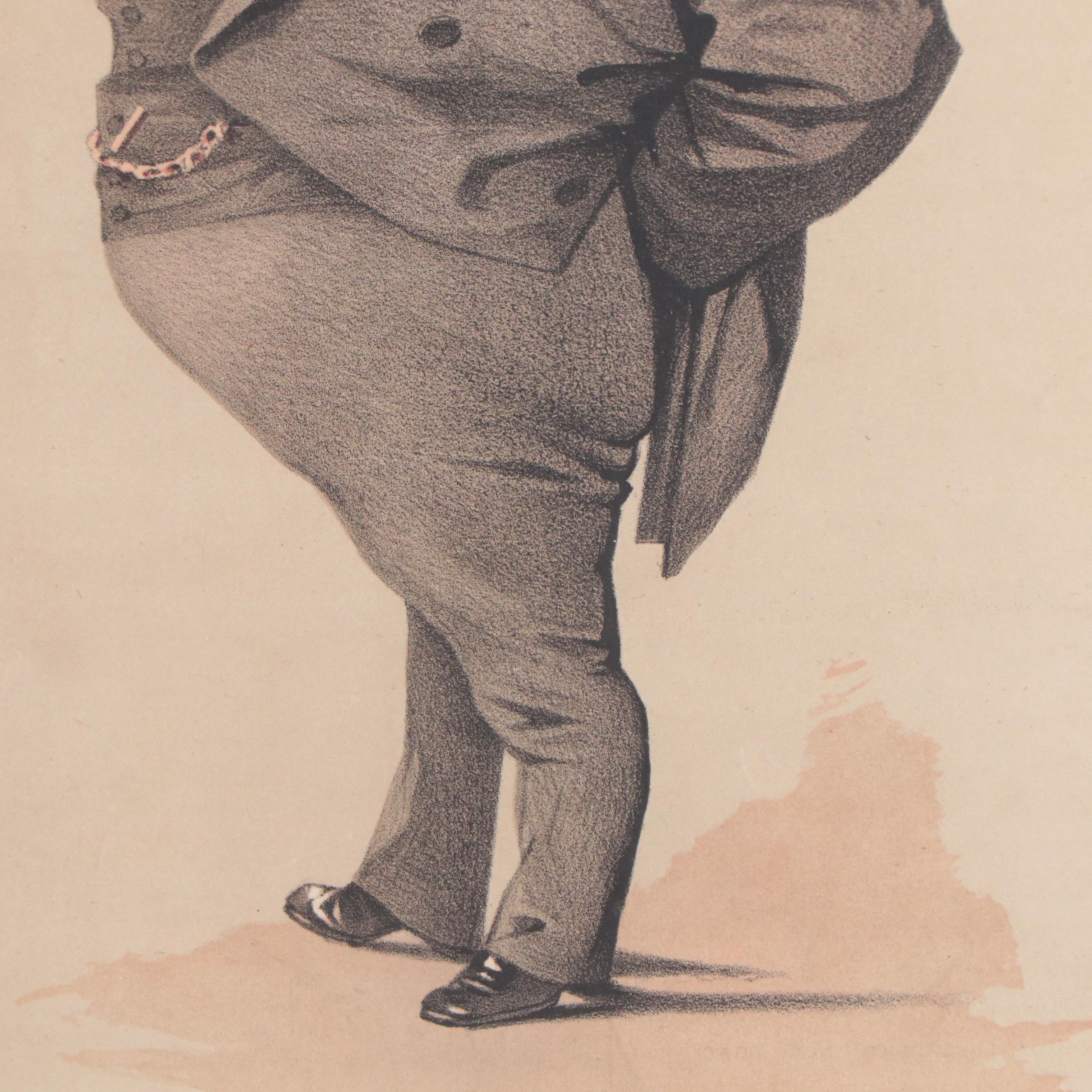 Vanity Fair Lithographs "An Art Critic" and "Faute-de-mieux Premier"