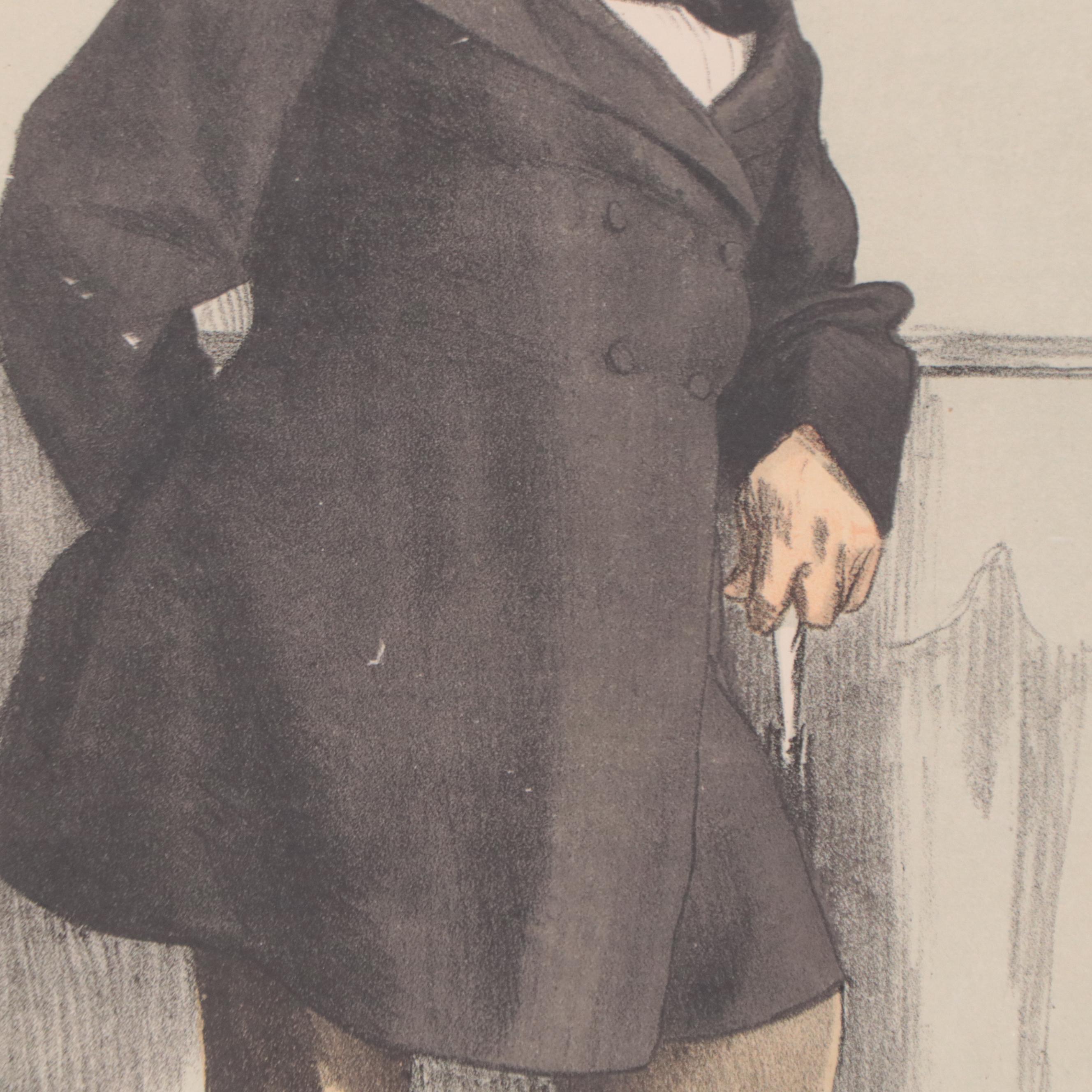Vanity Fair Lithographs "An Art Critic" and "Faute-de-mieux Premier"