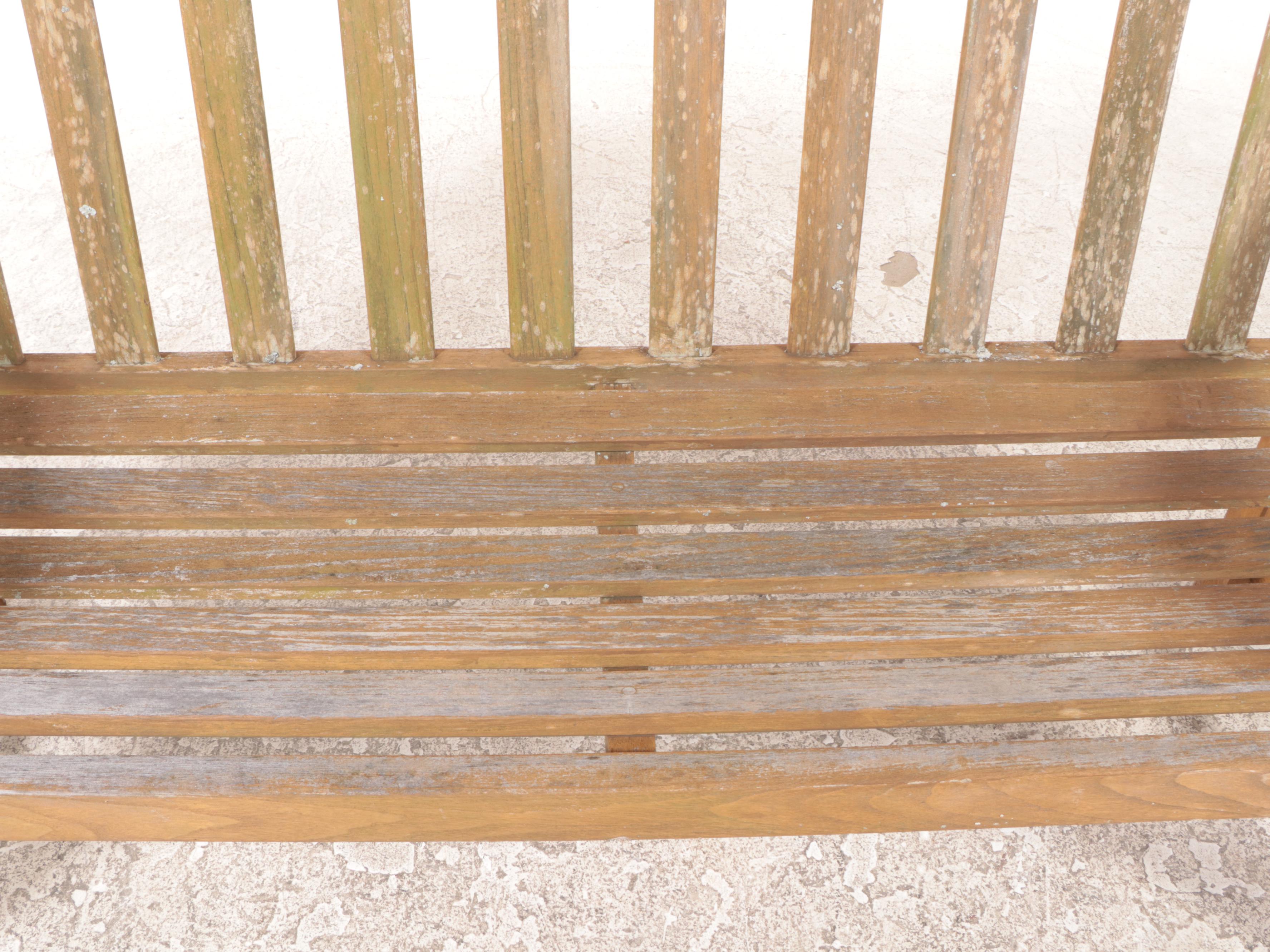 Country Casual Teak Outdoor Patio Bench