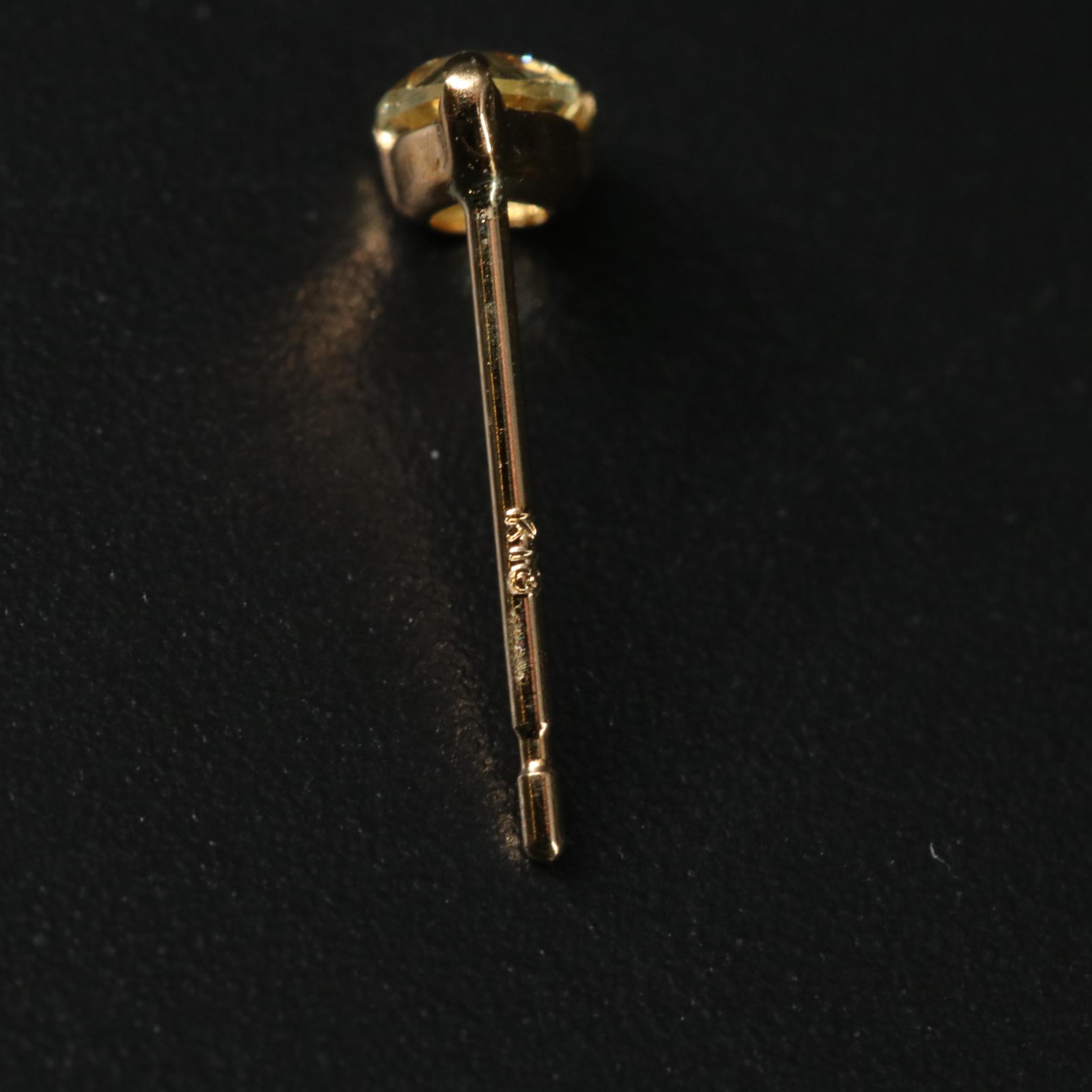 18K Chrysoberyl Stud Earrings