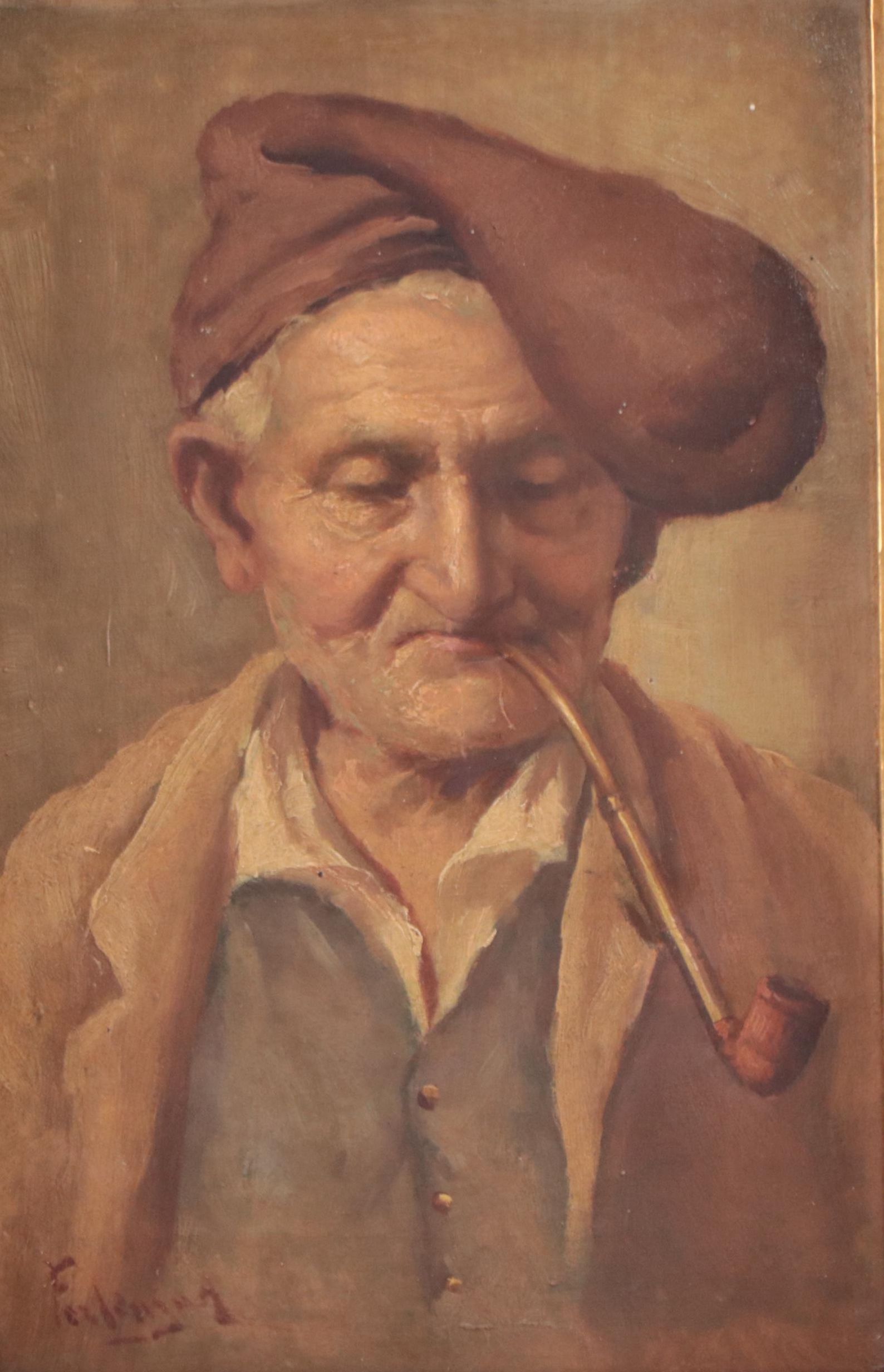 Oil Painting of Male Portrait