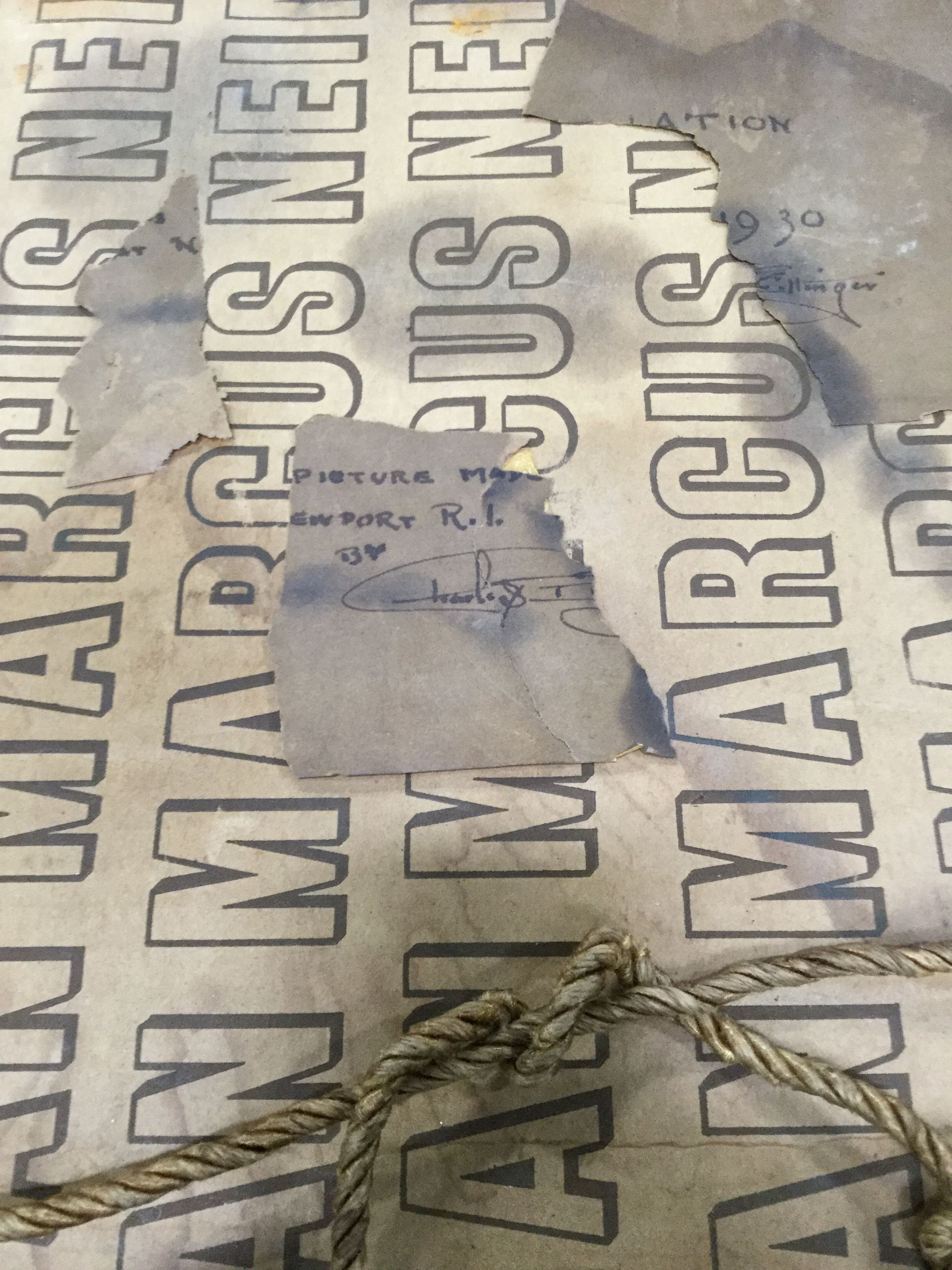 Charles Bittinger Oil Painting "U.S.S. Constellation," 1930