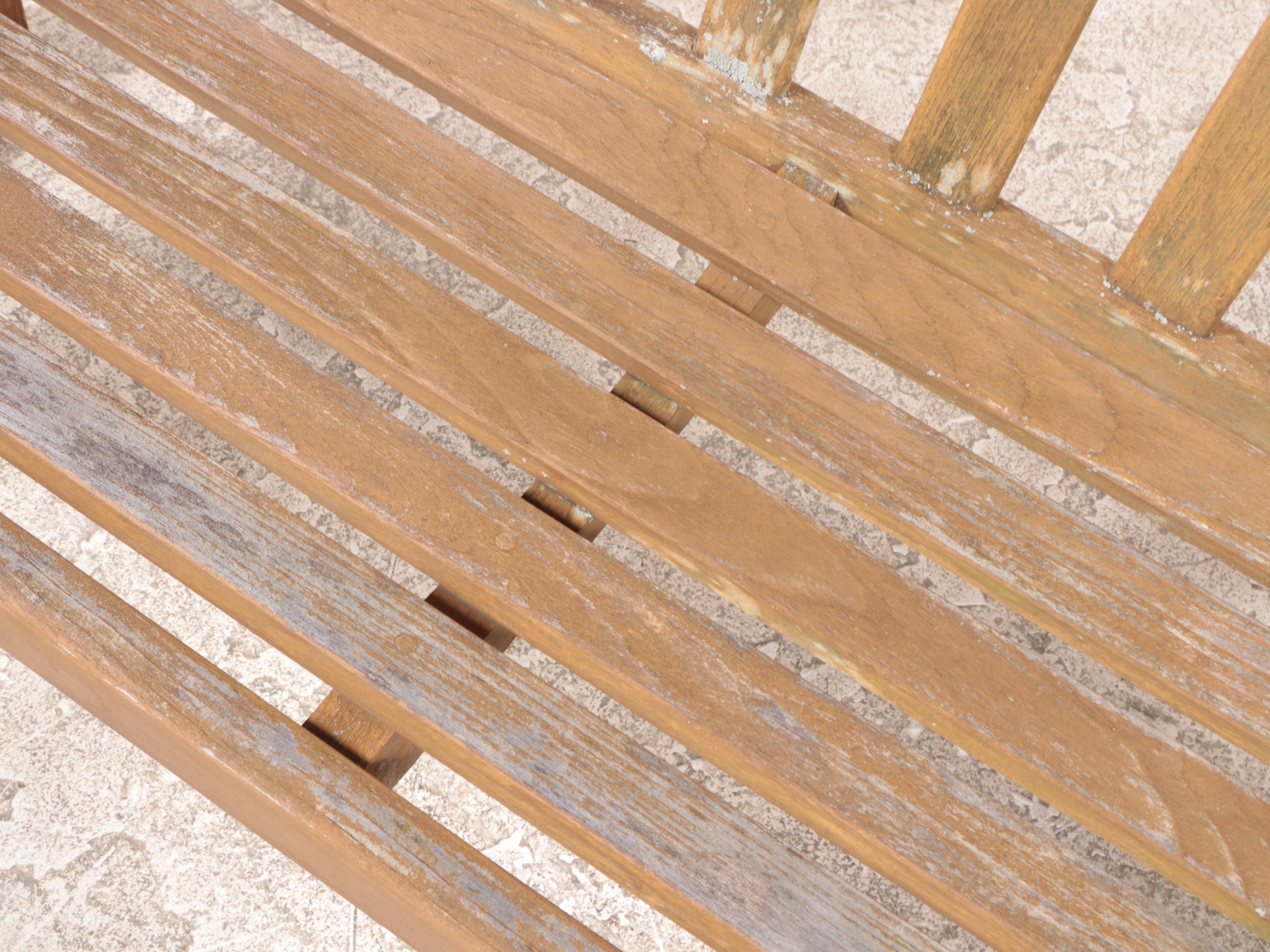 Country Casual Teak Outdoor Patio Bench